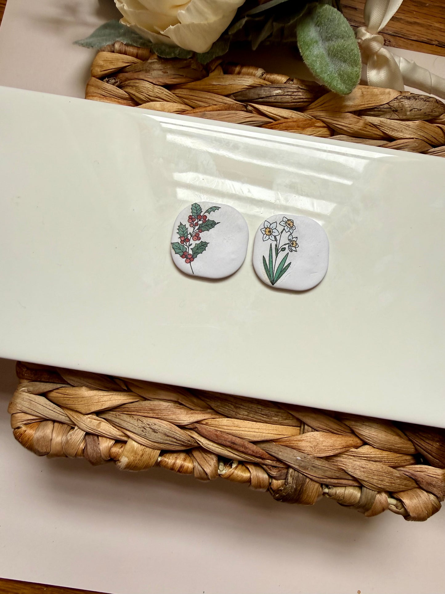 December Birth Flower Magnet