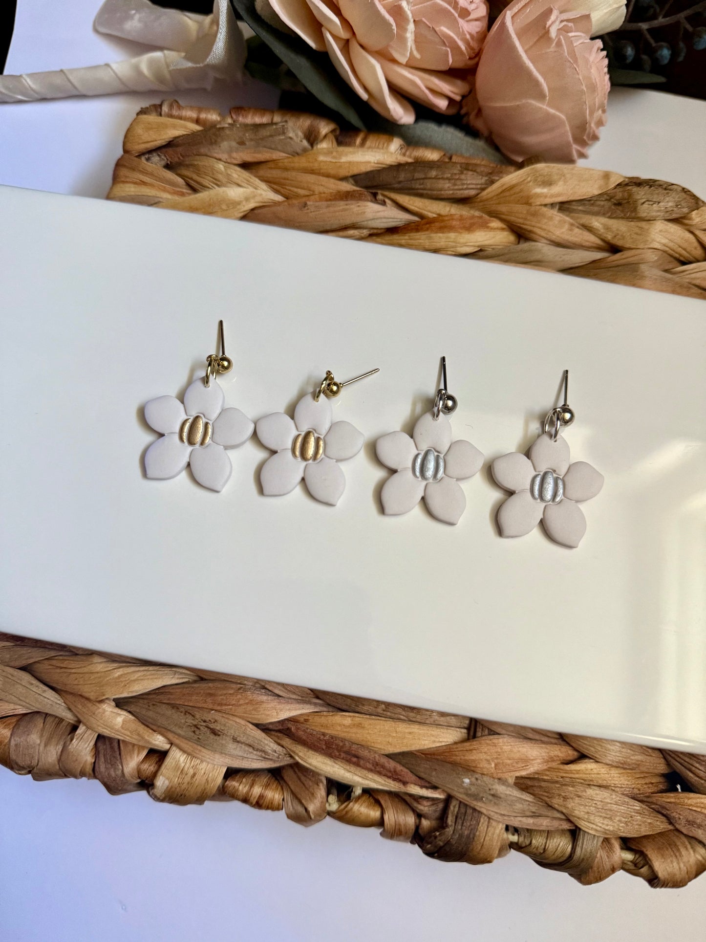 Pre-Order Pumpkin Flower Dangles