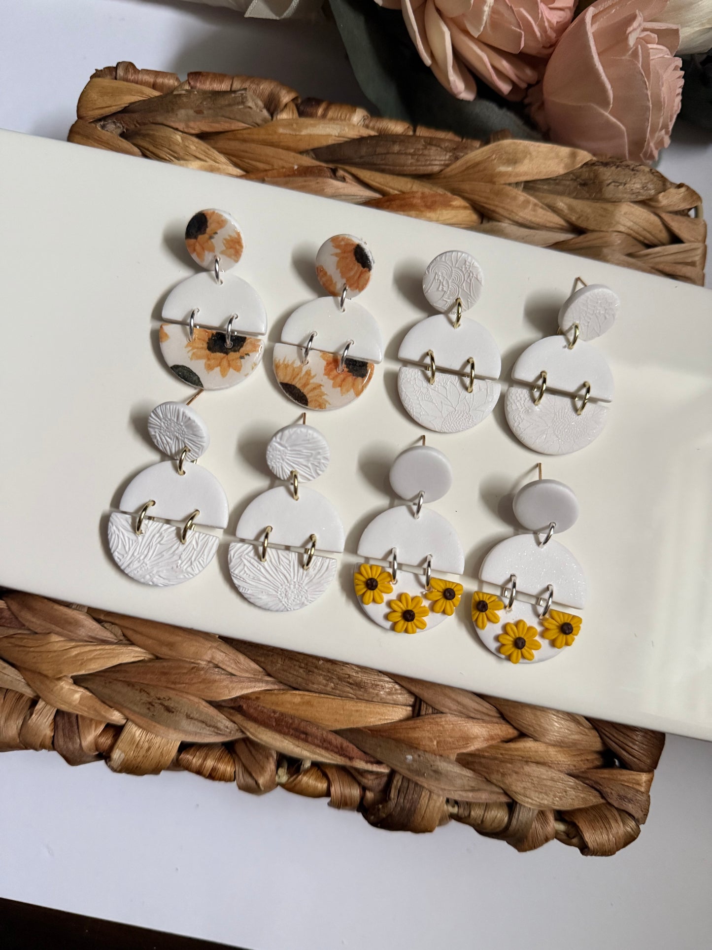 Statement Sunflower Dangle