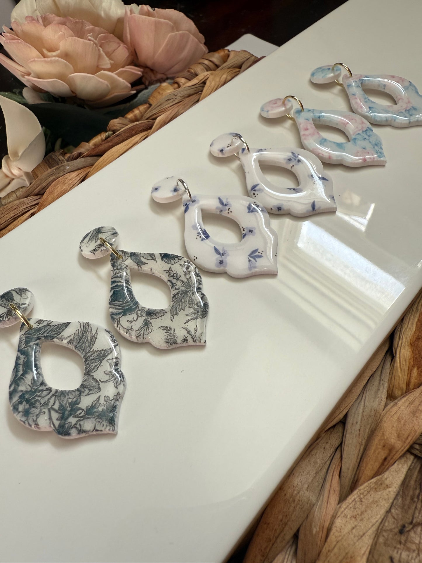 Statement Floral Dangle