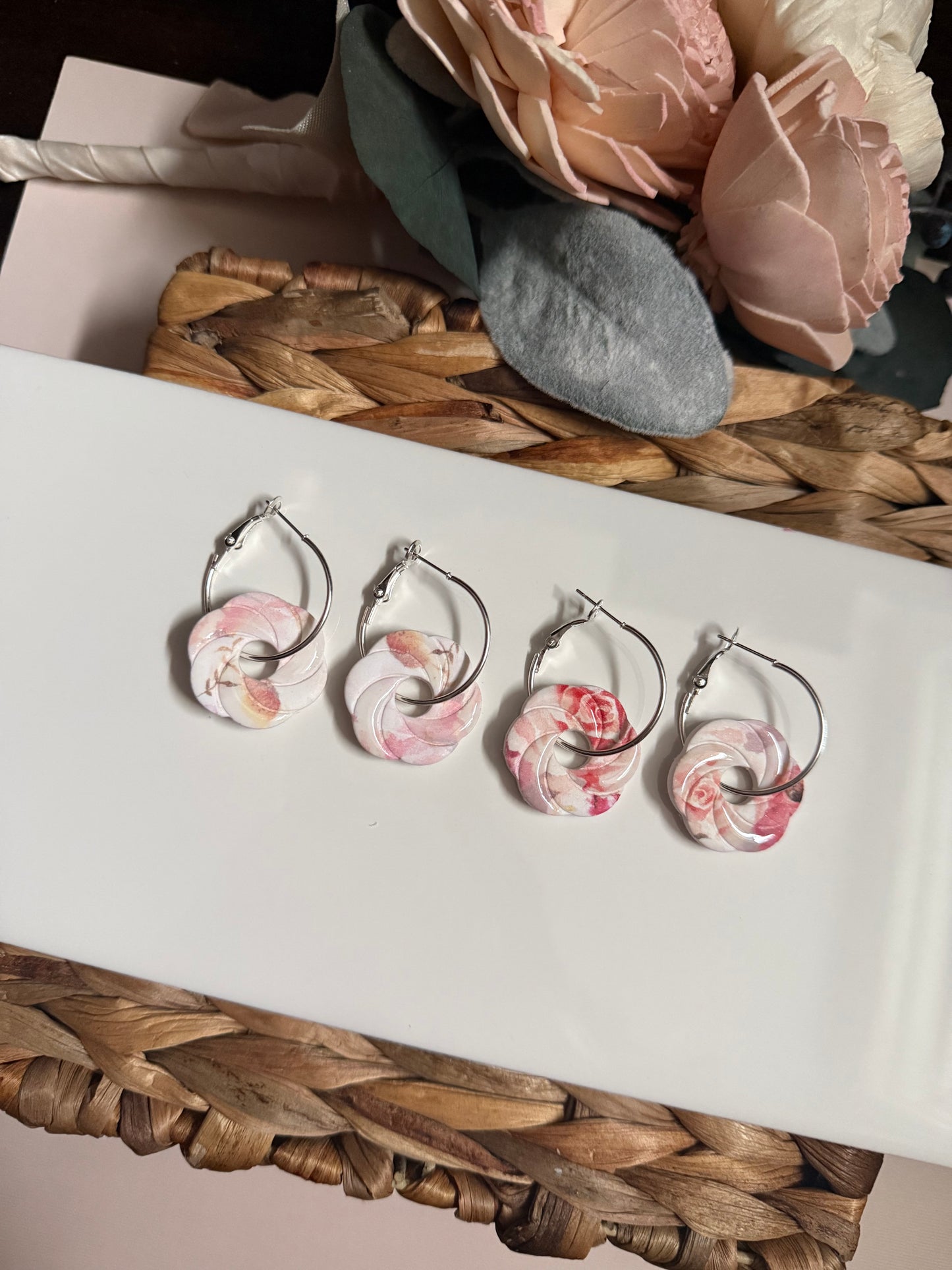 Floral Hoops