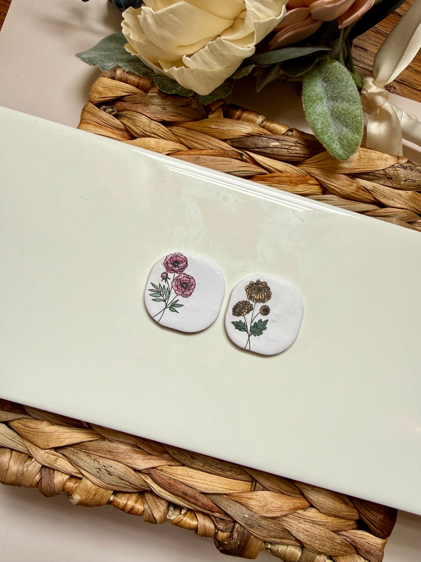 November Birth Flower Magnet