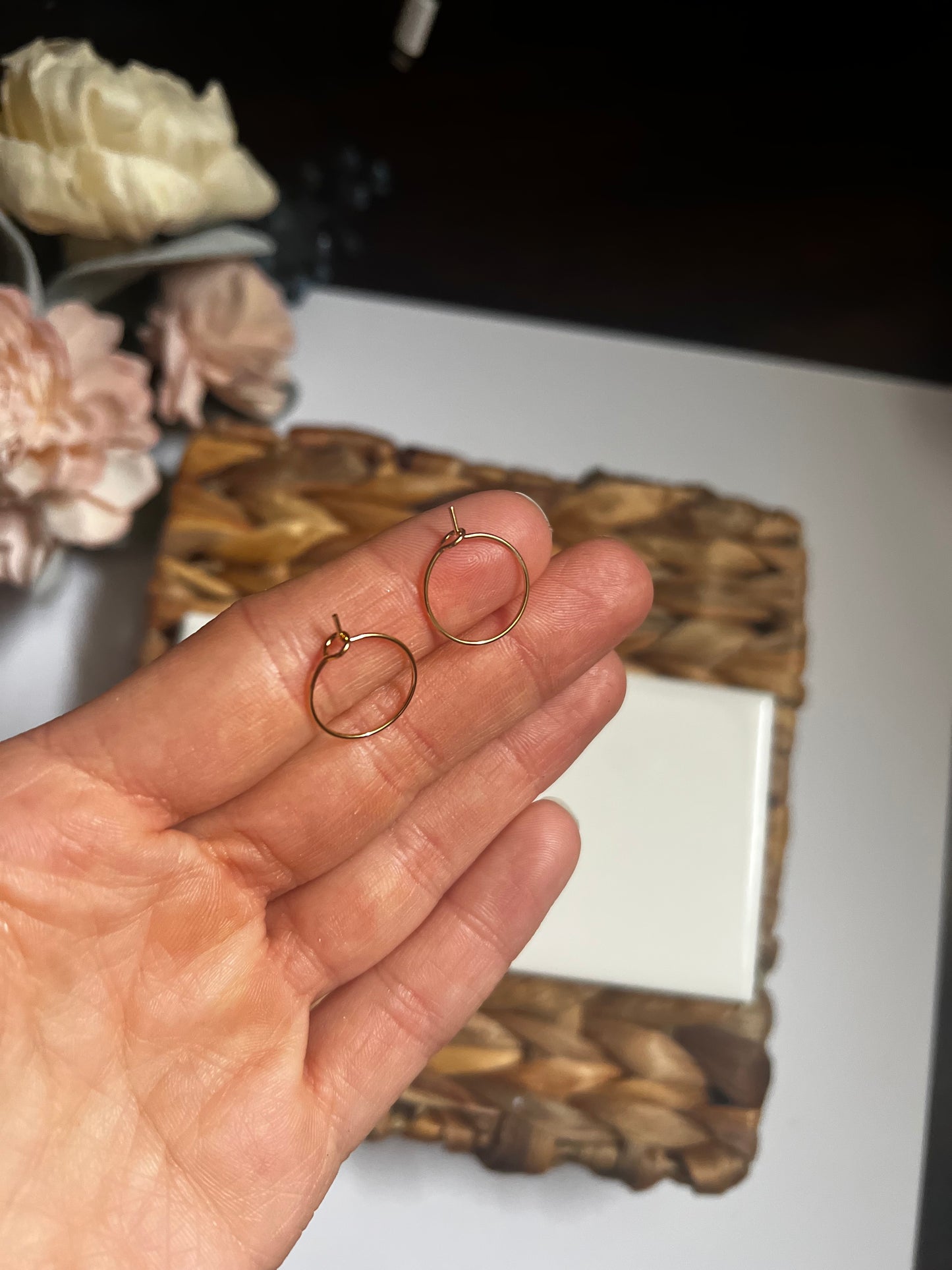 Charm Bar Earring Hoop