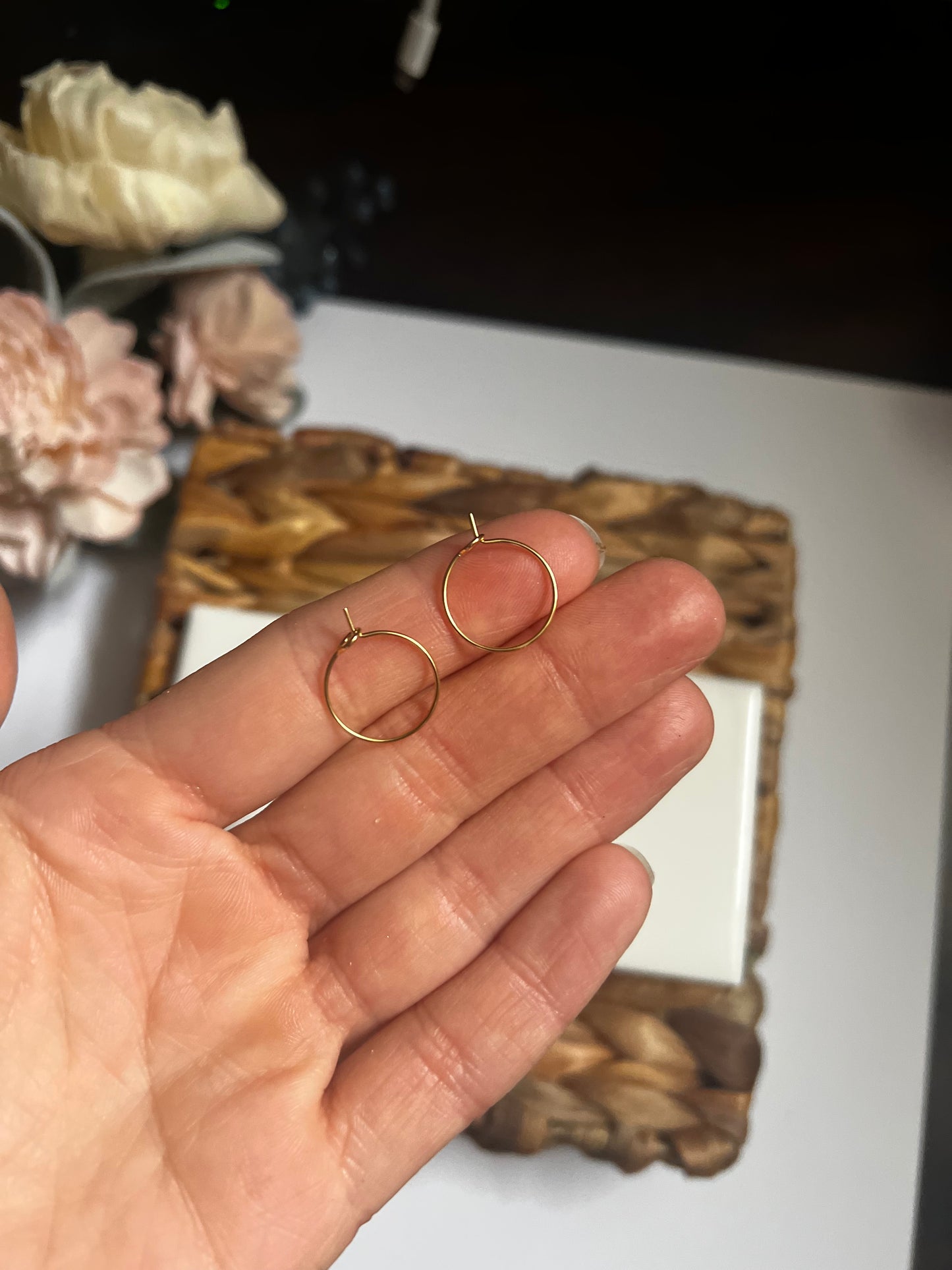 Charm Bar Earring Hoop