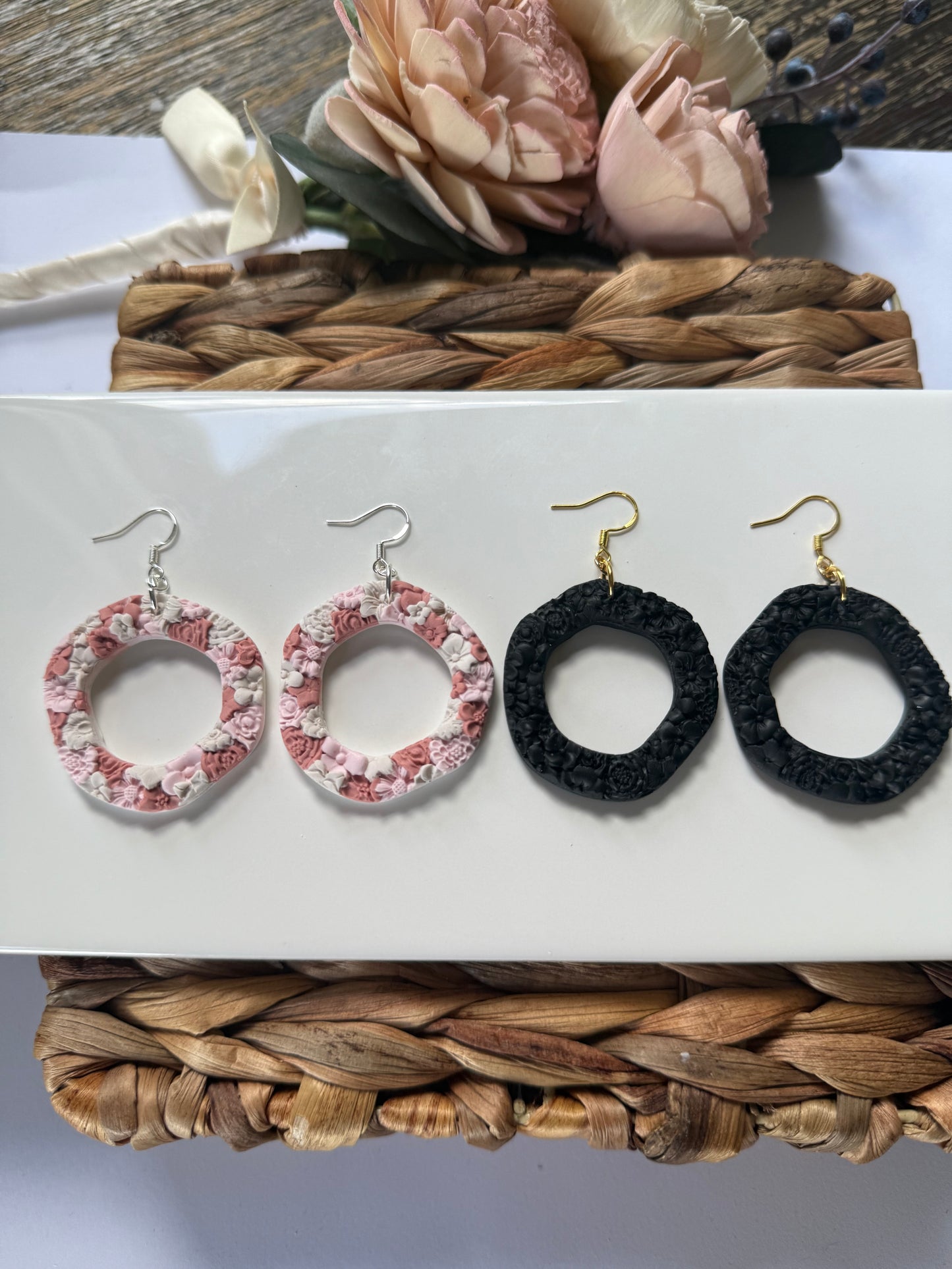 Signature Floral Statement Dangle