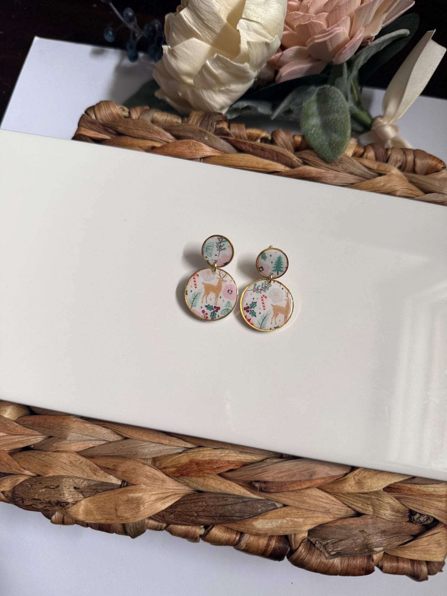 Gold Christmas Dangle