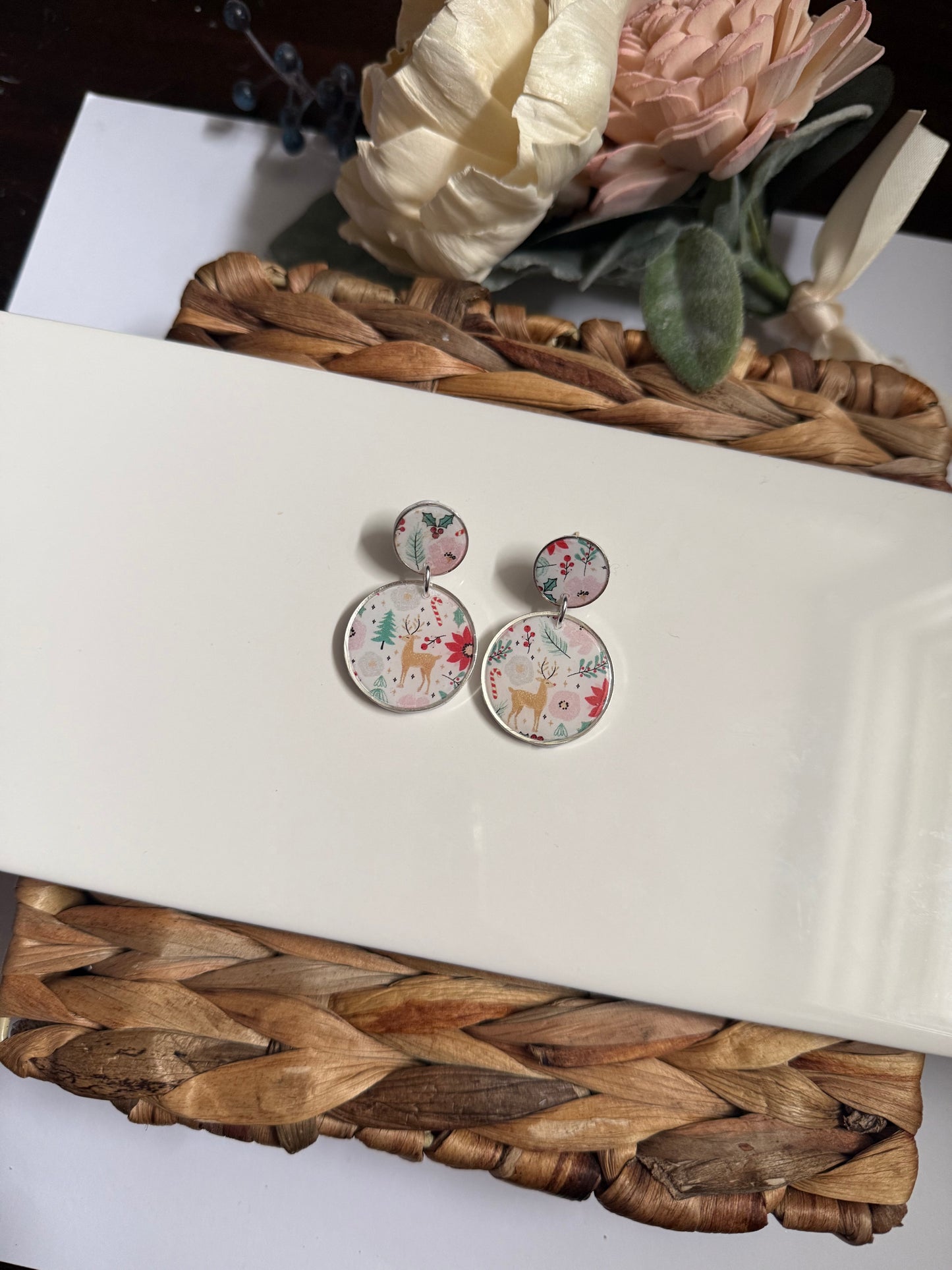 Silver Christmas Dangle