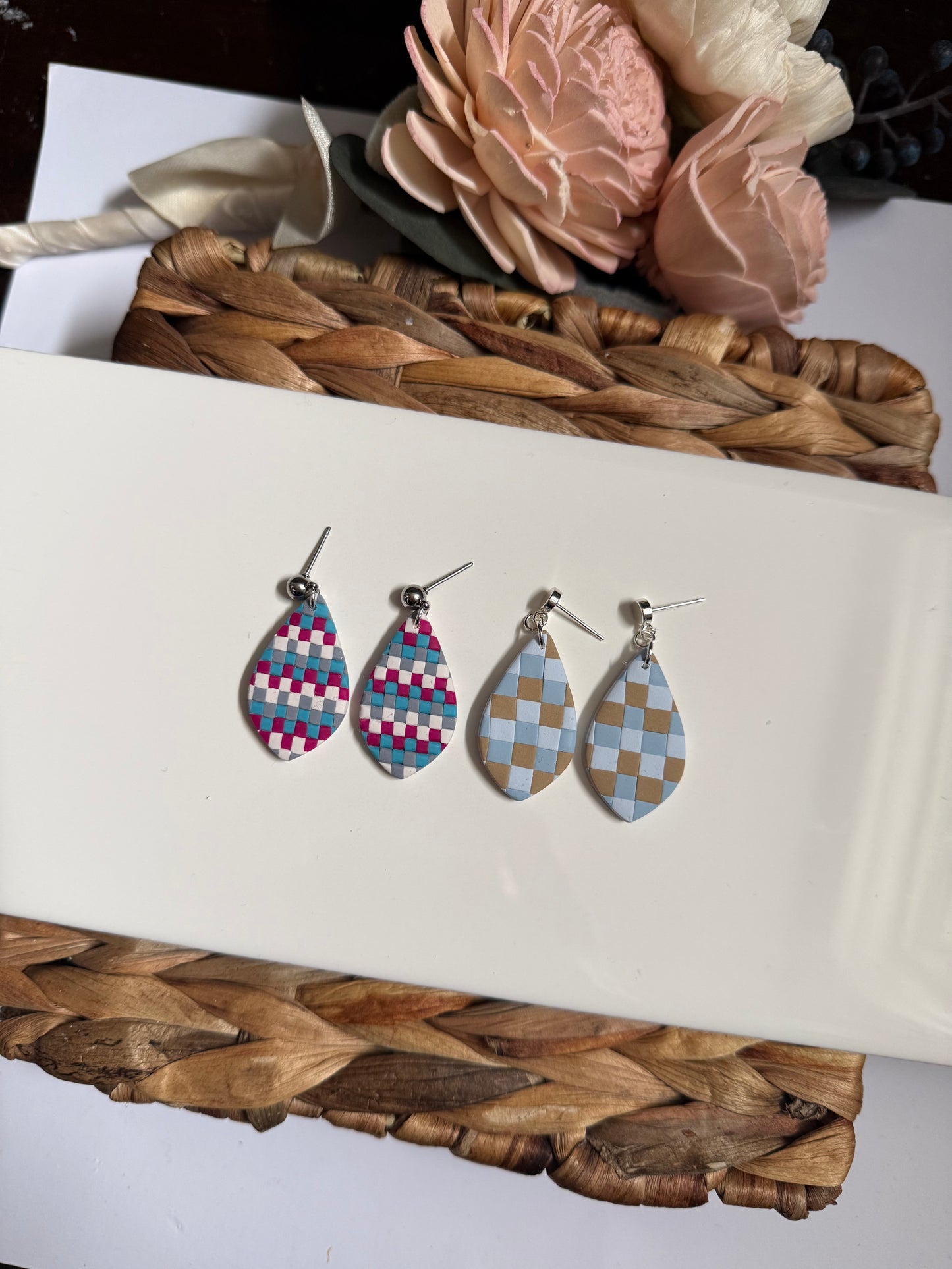 Dainty Gingham Dangle