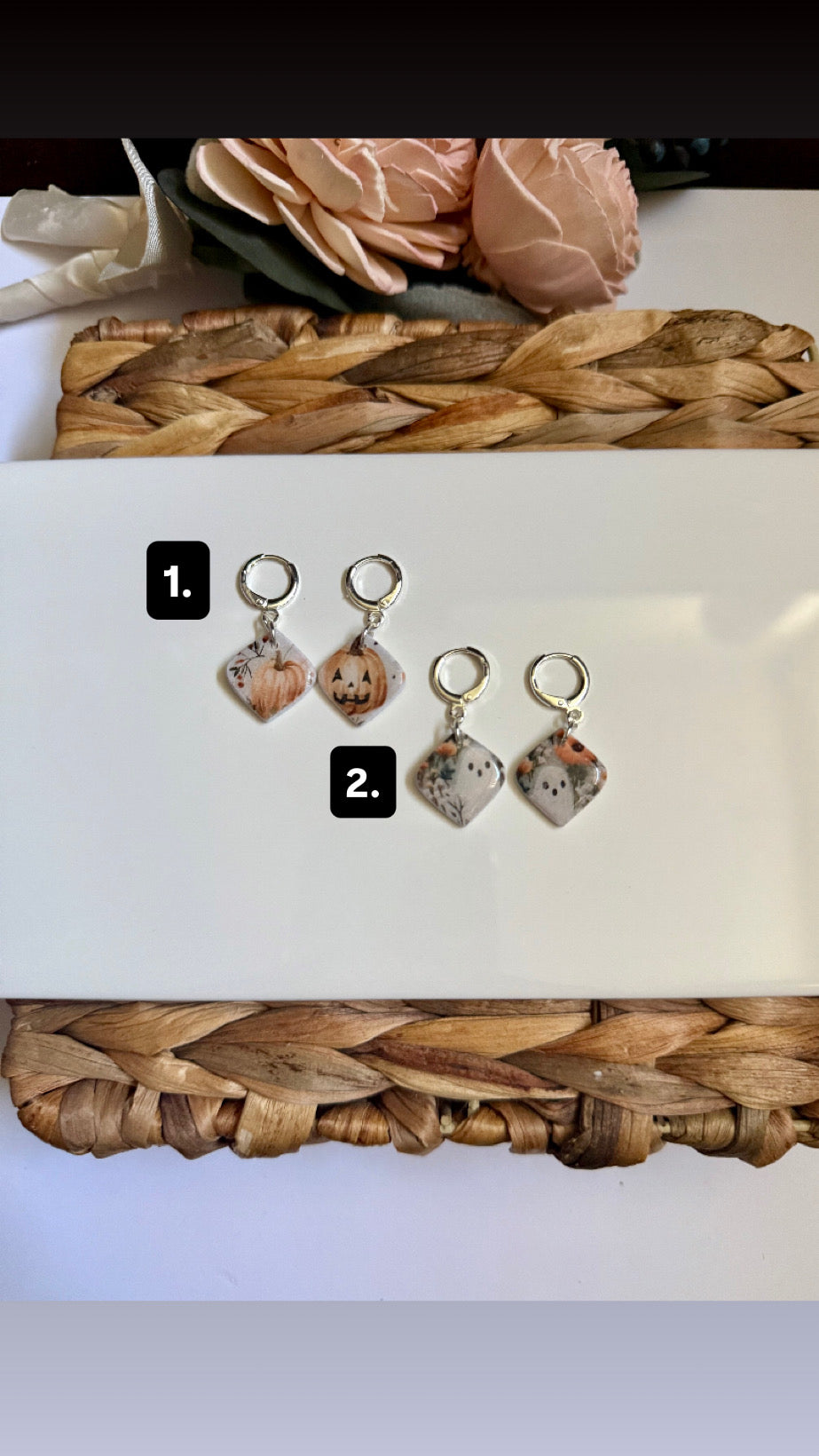 Dainty Halloween Dangle