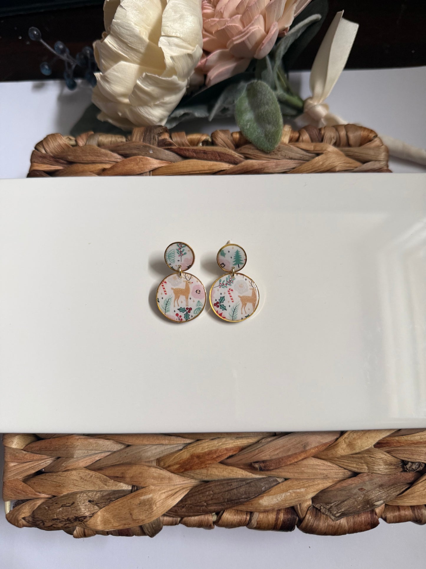 Gold Christmas Dangle