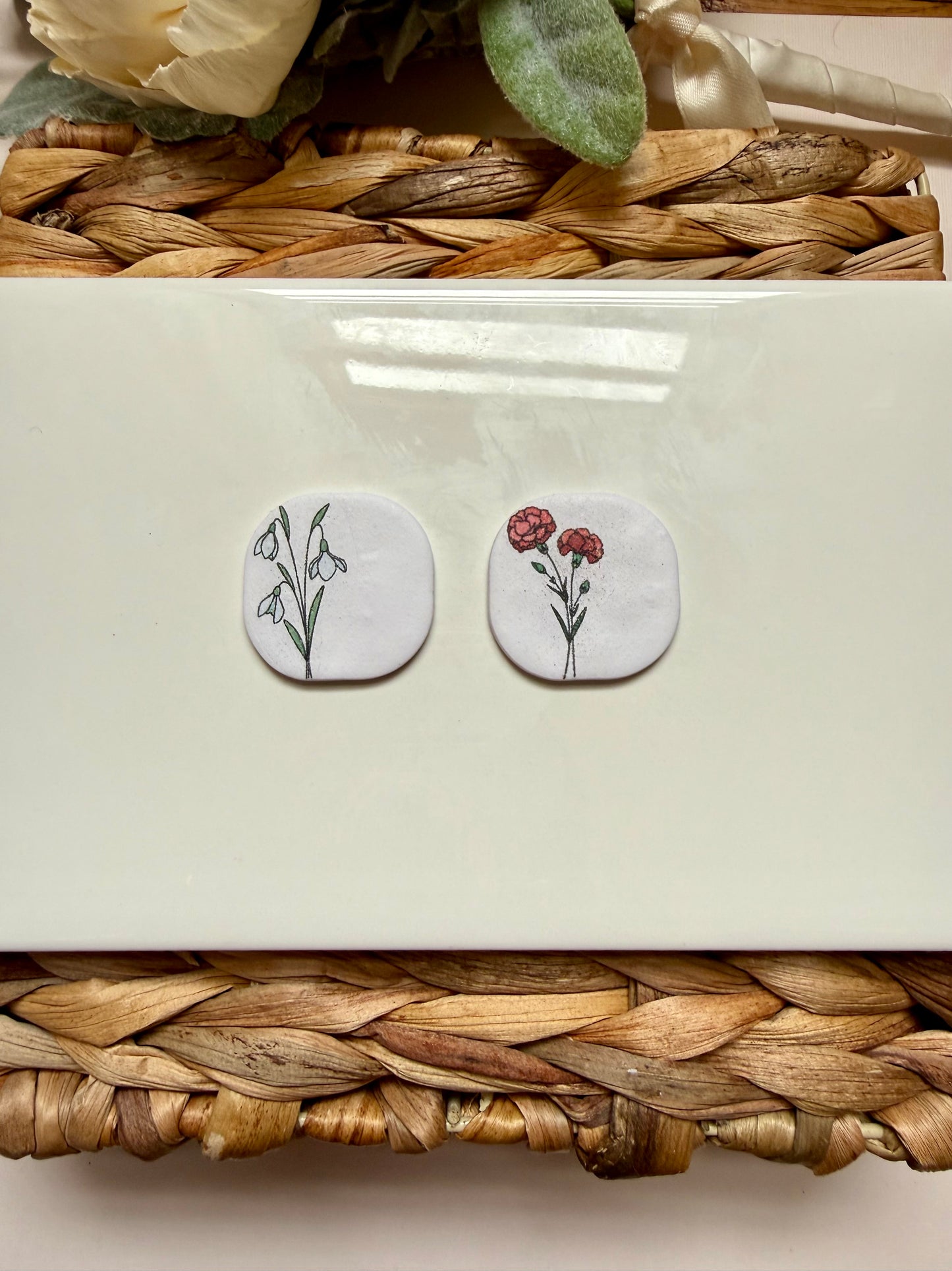 January Birth Flower Magnet