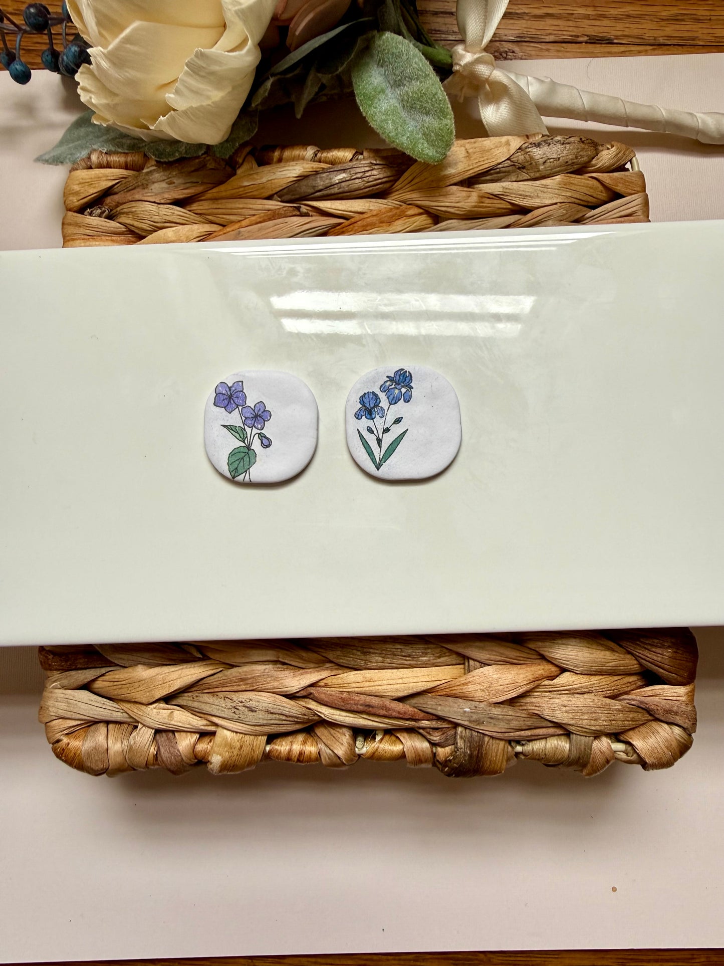 February Birth Flower Magnet