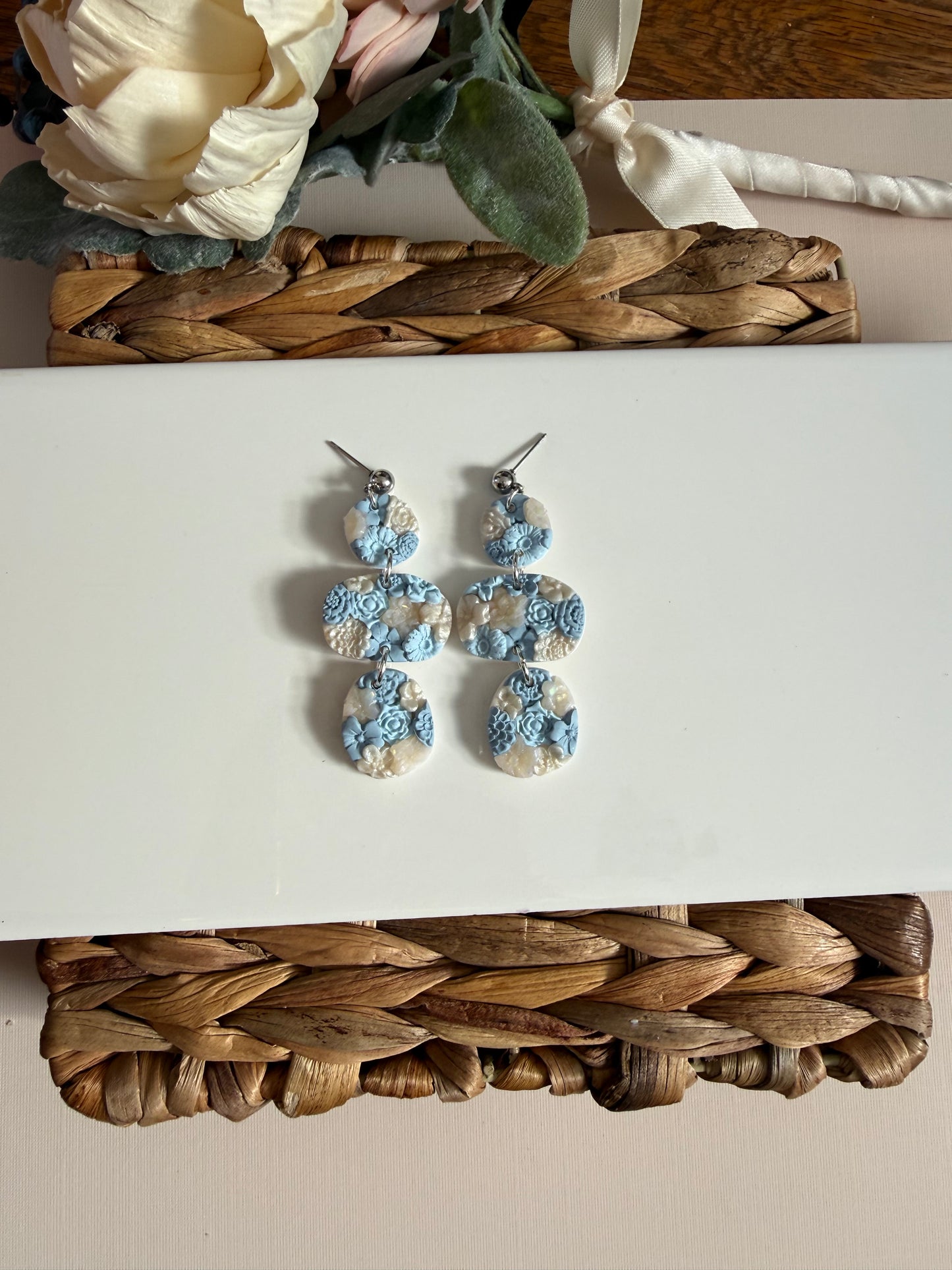 Floral Tiered Dangle