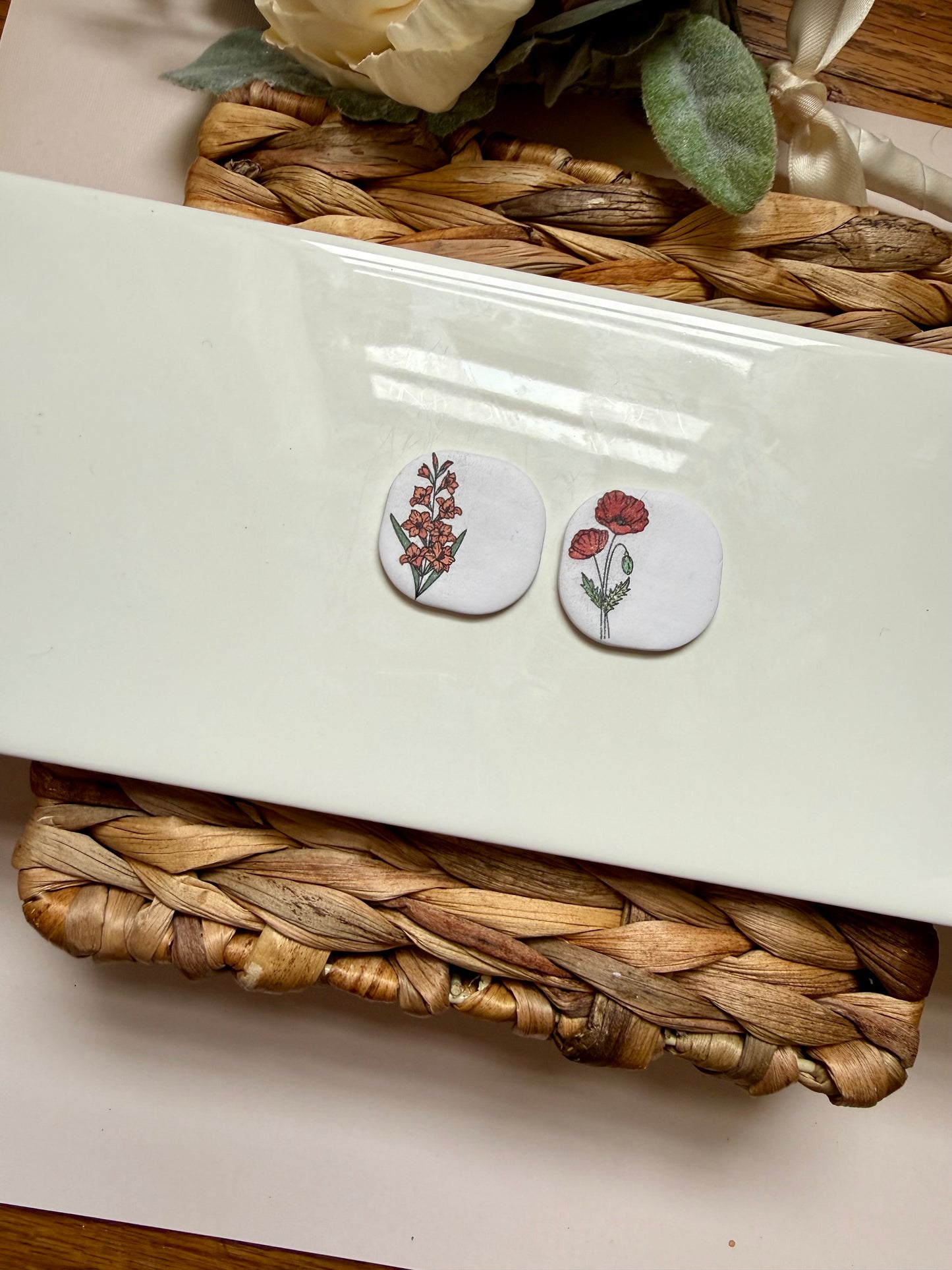 August Birth Flower Magnet