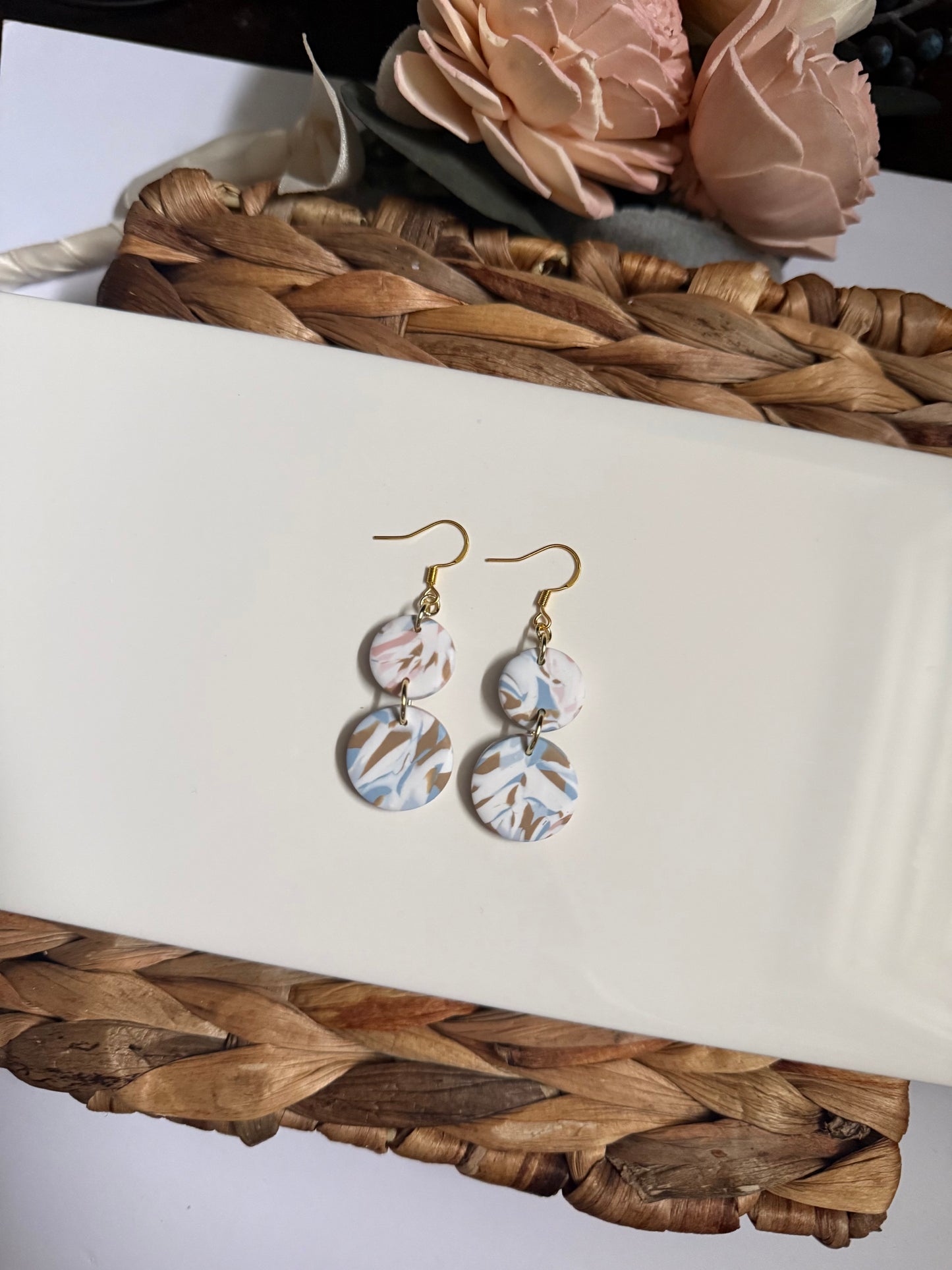 Dainty Marble Dangle