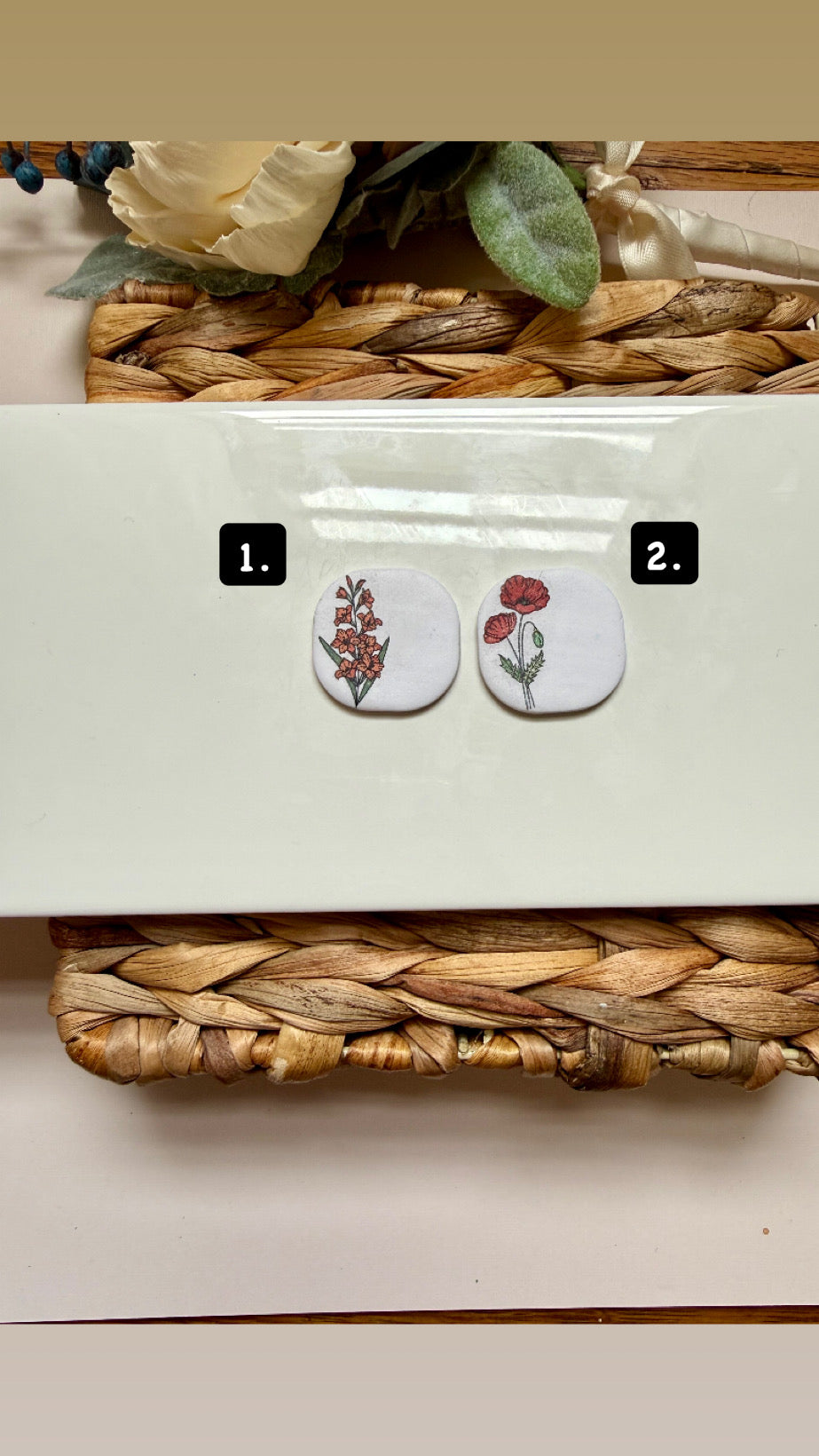 August Birth Flower Magnet