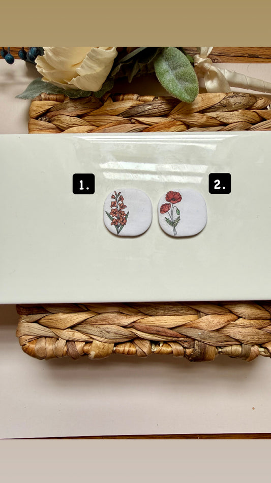 August Birth Flower Magnet