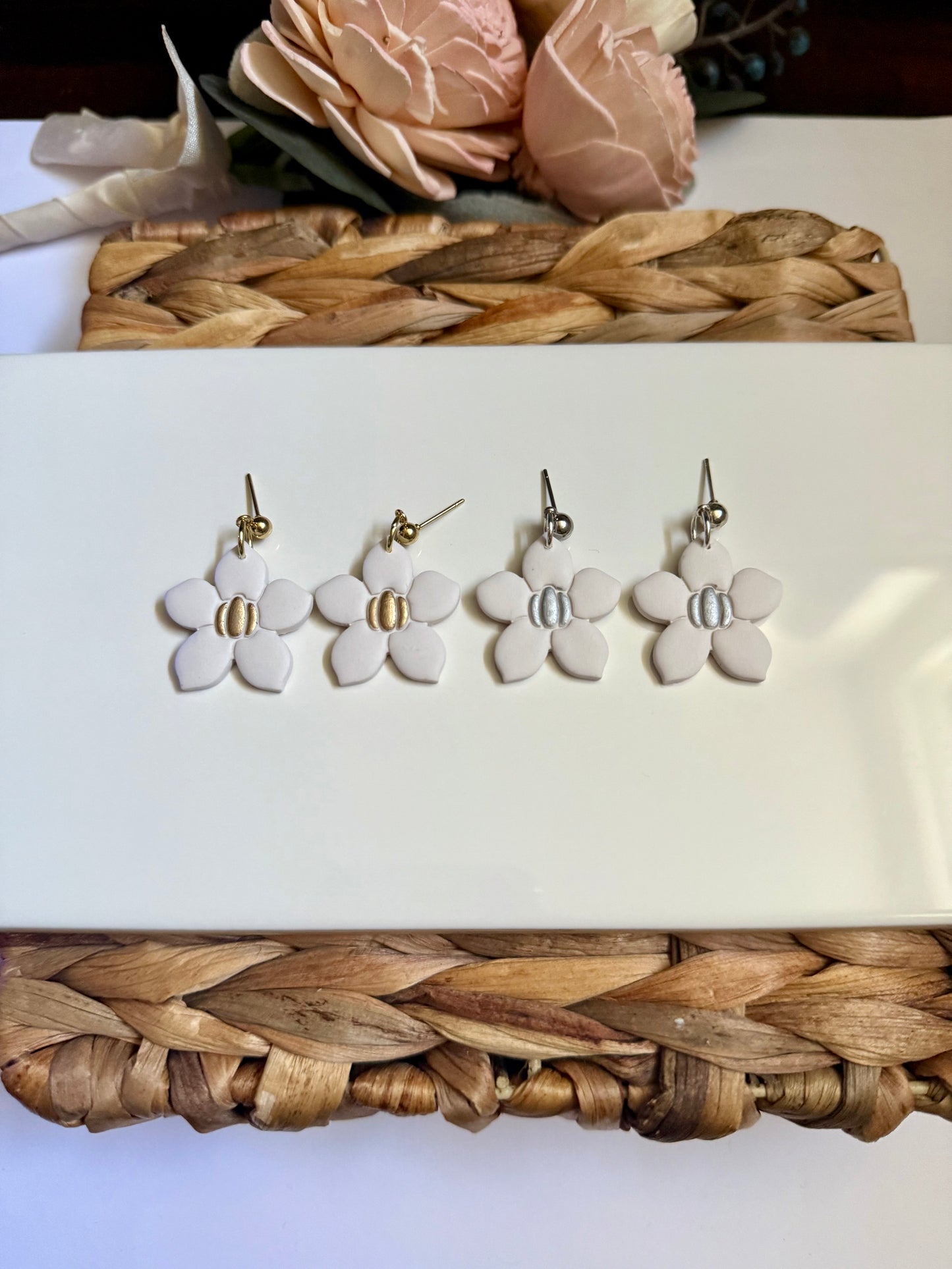 Pre-Order Pumpkin Flower Dangles