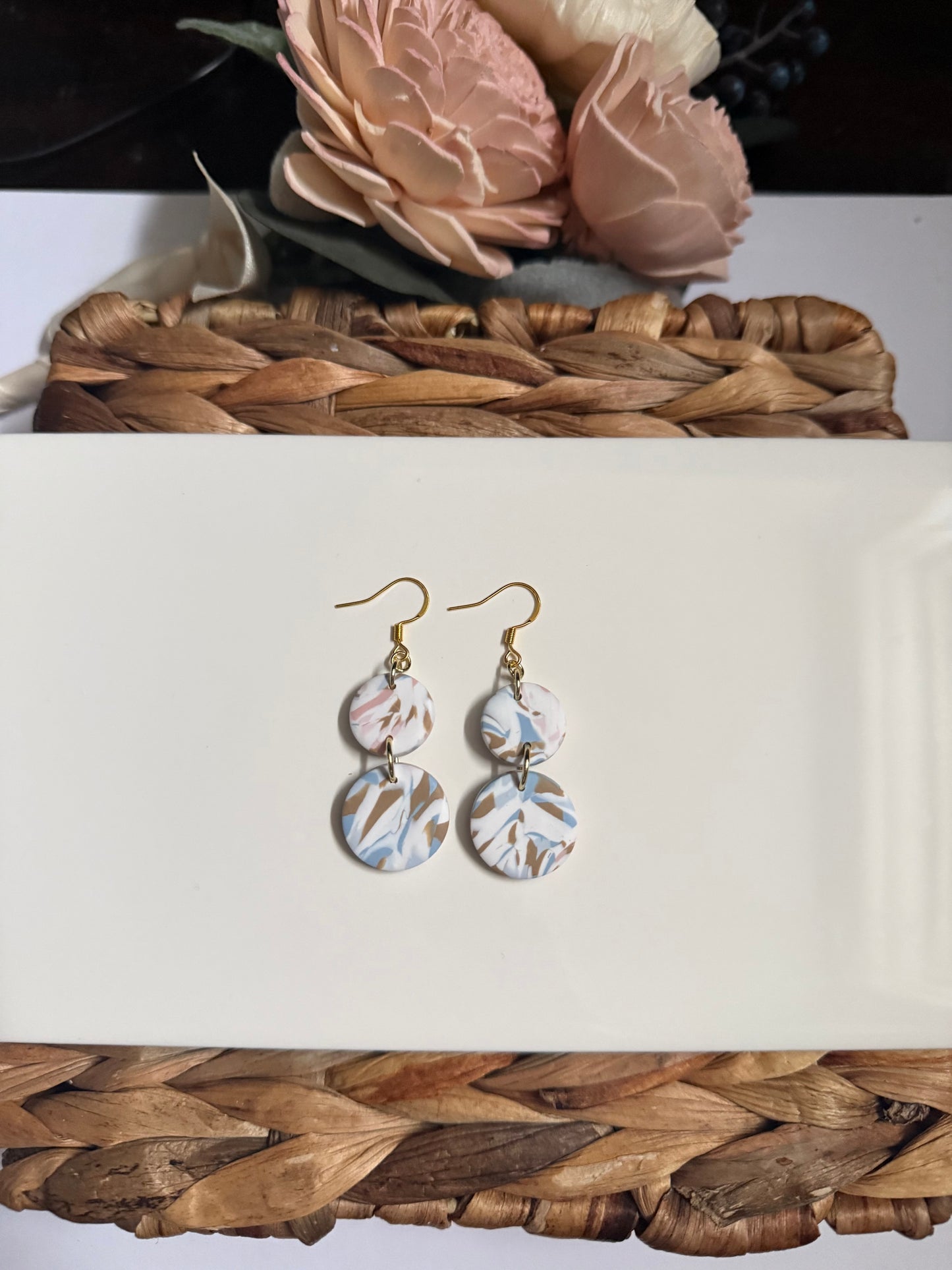 Dainty Marble Dangle