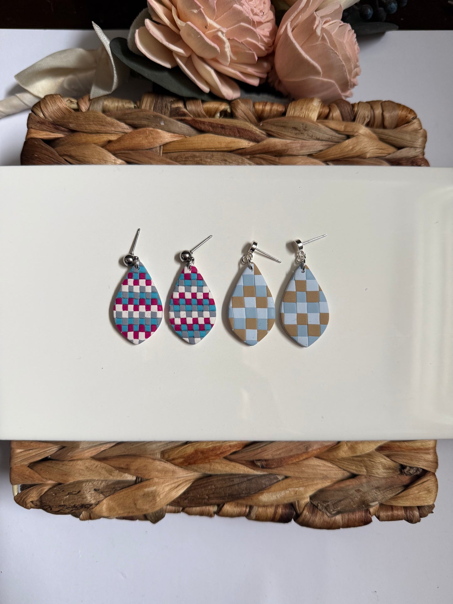 Dainty Gingham Dangle