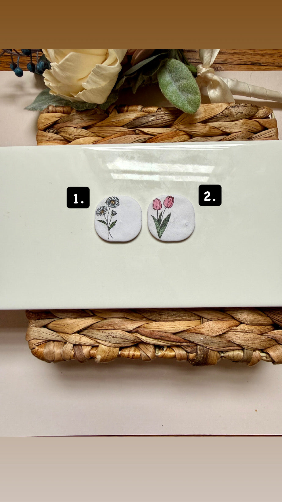 April Birth Flower Magnet