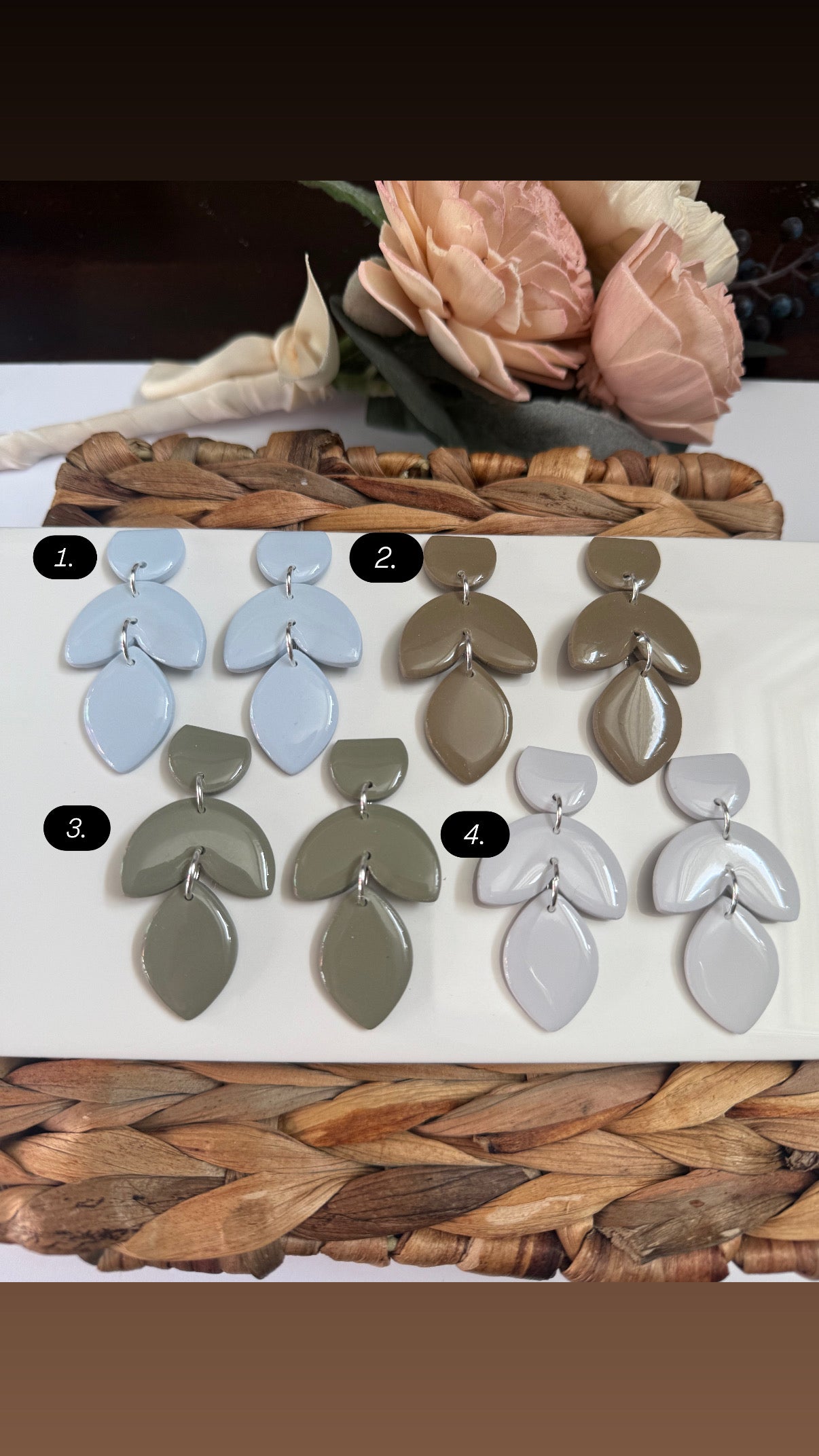 Statement Petal Dangle