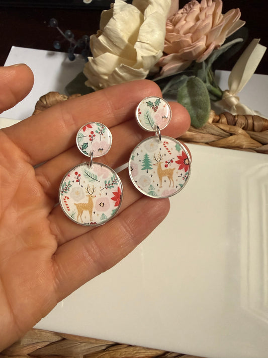 Silver Christmas Dangle