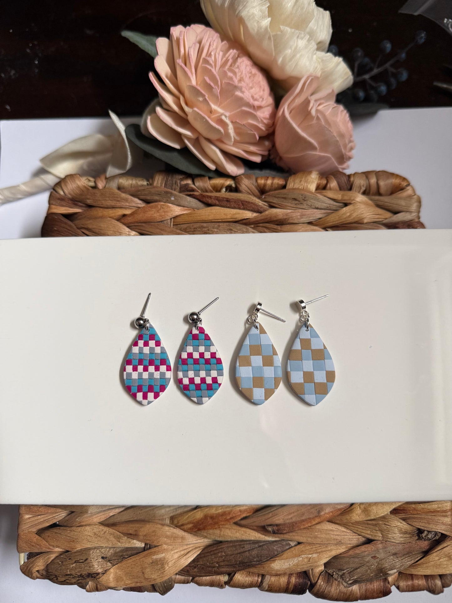 Dainty Gingham Dangle