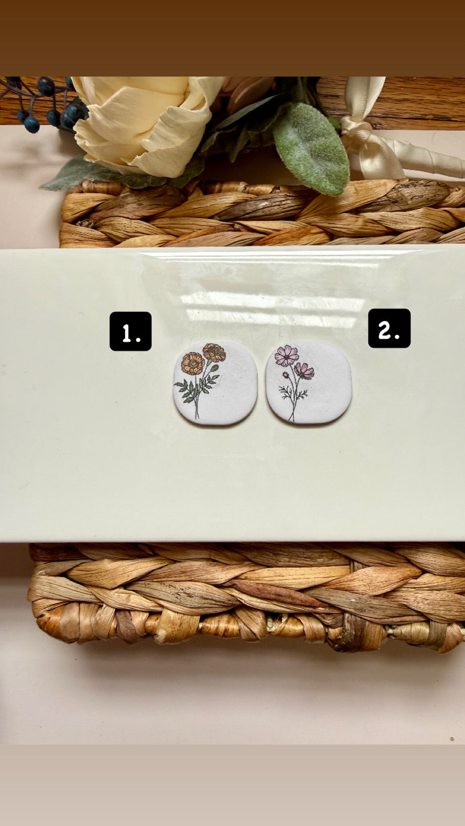 October Birth Flower Magnet