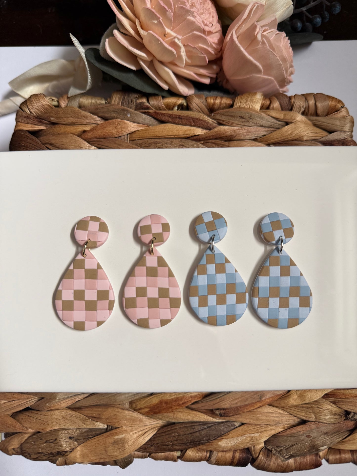 Statement Gingham Dangle