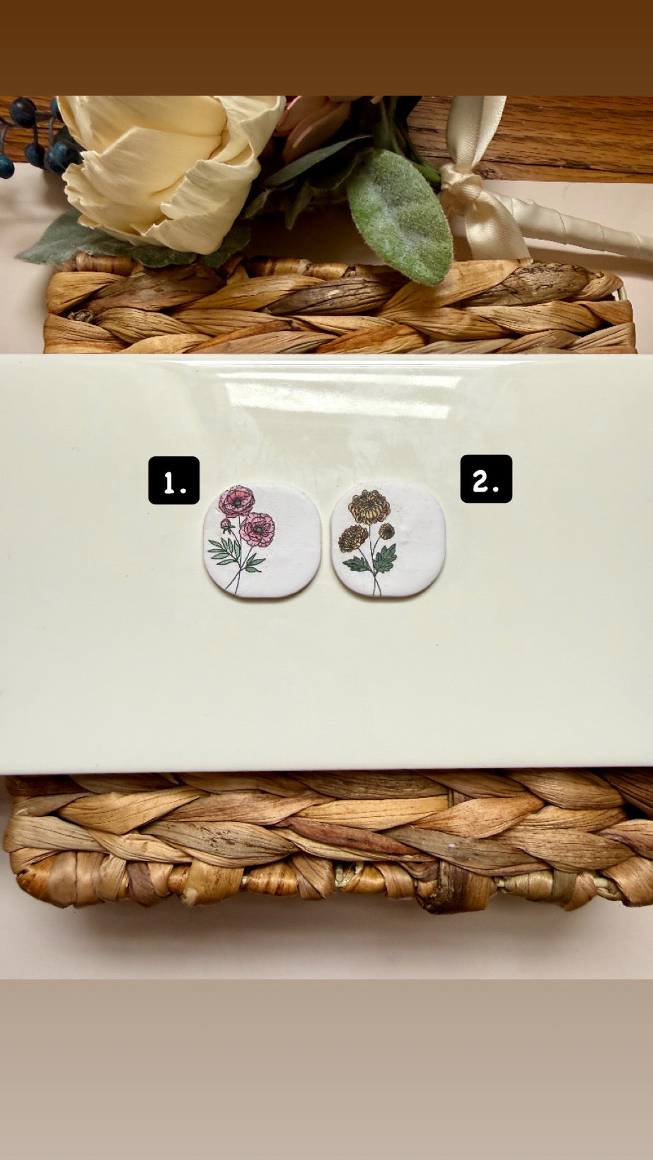 November Birth Flower Magnet