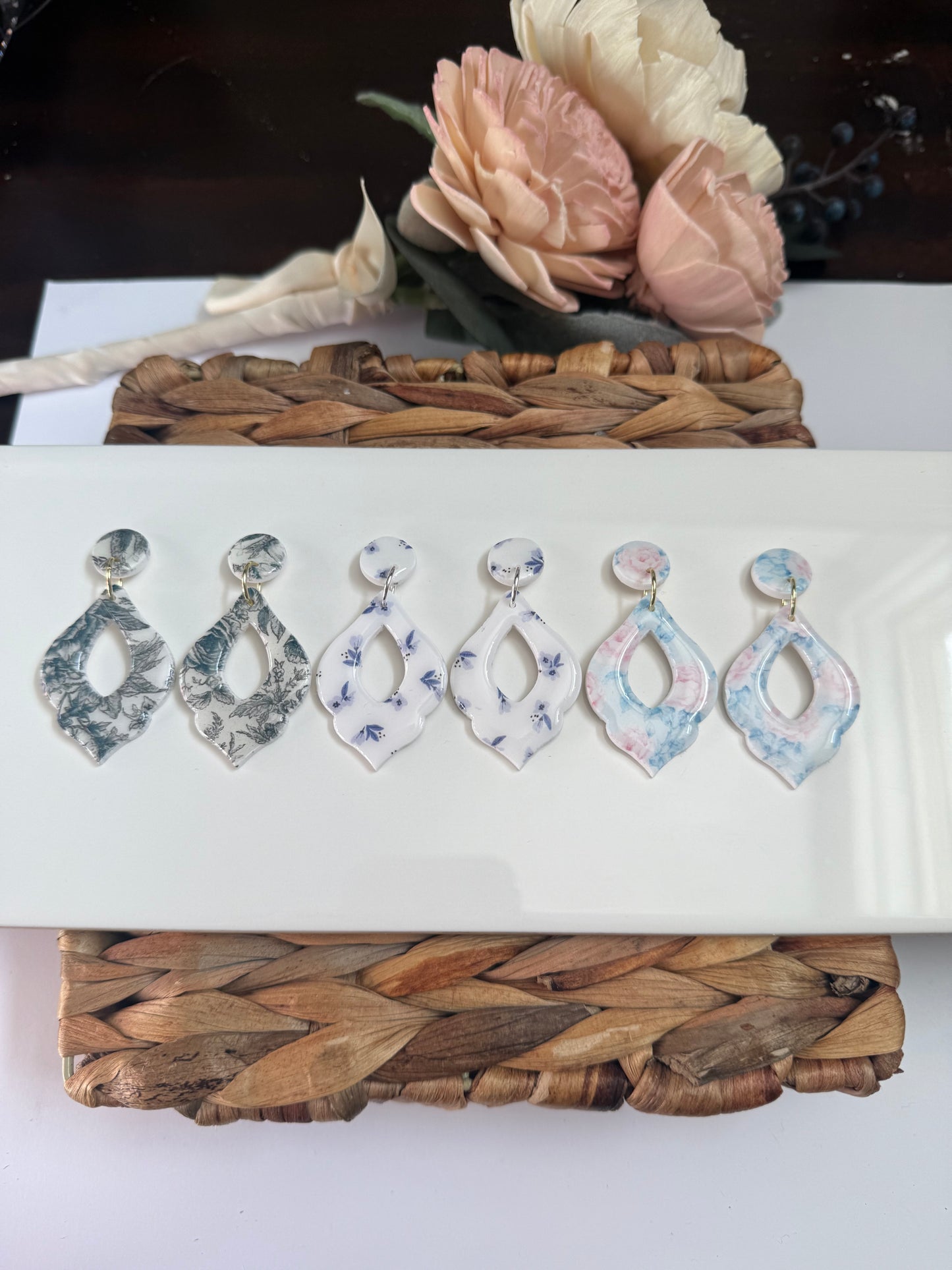 Statement Floral Dangle