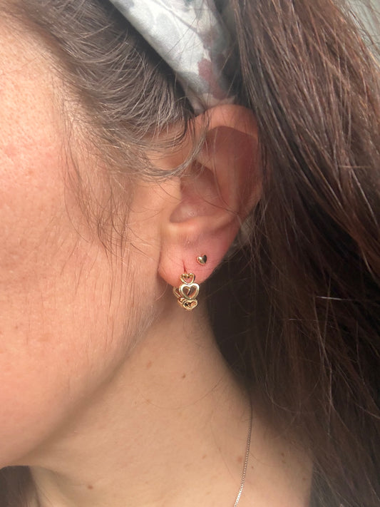 Dainty Heart Stud