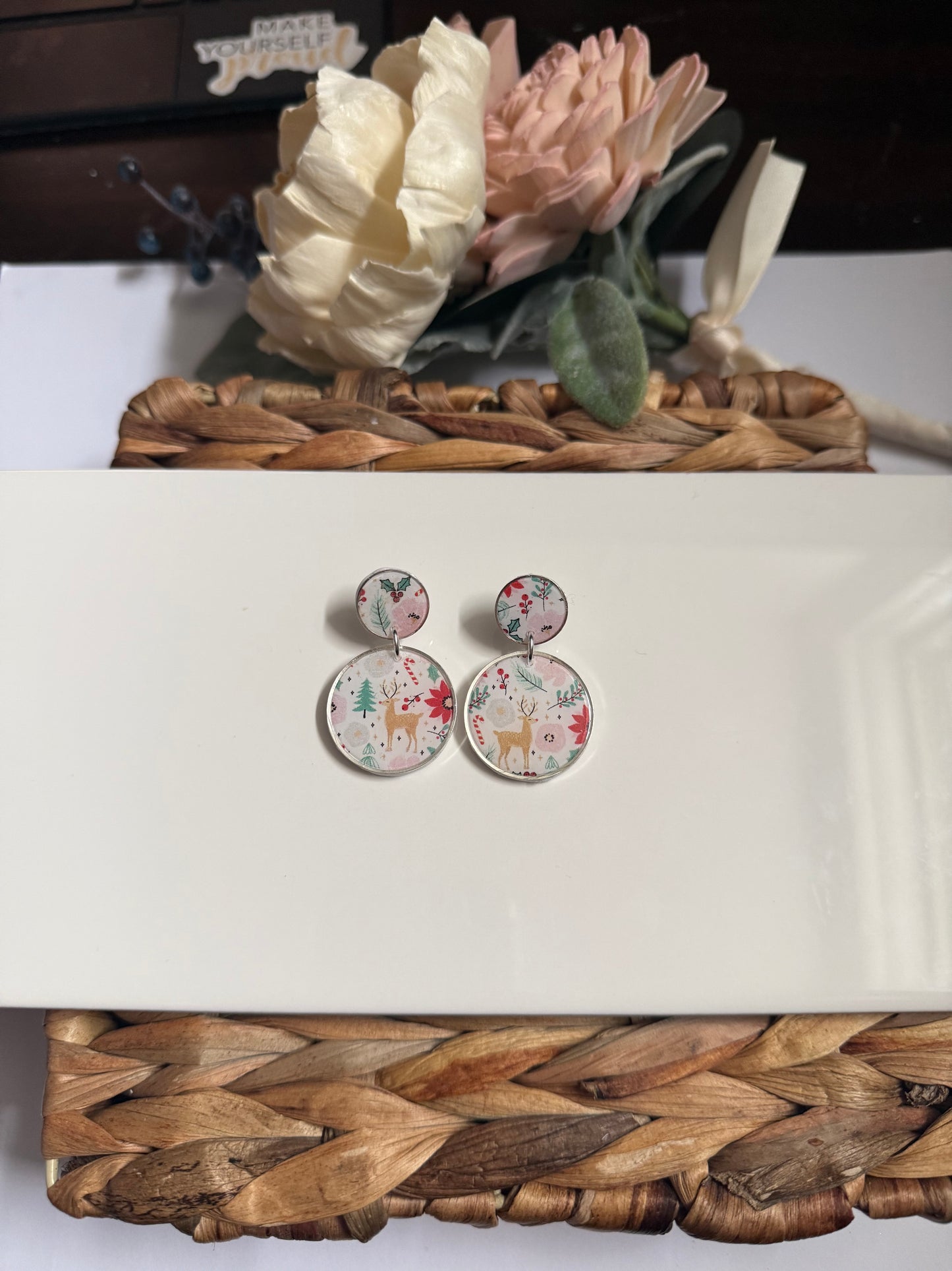 Silver Christmas Dangle