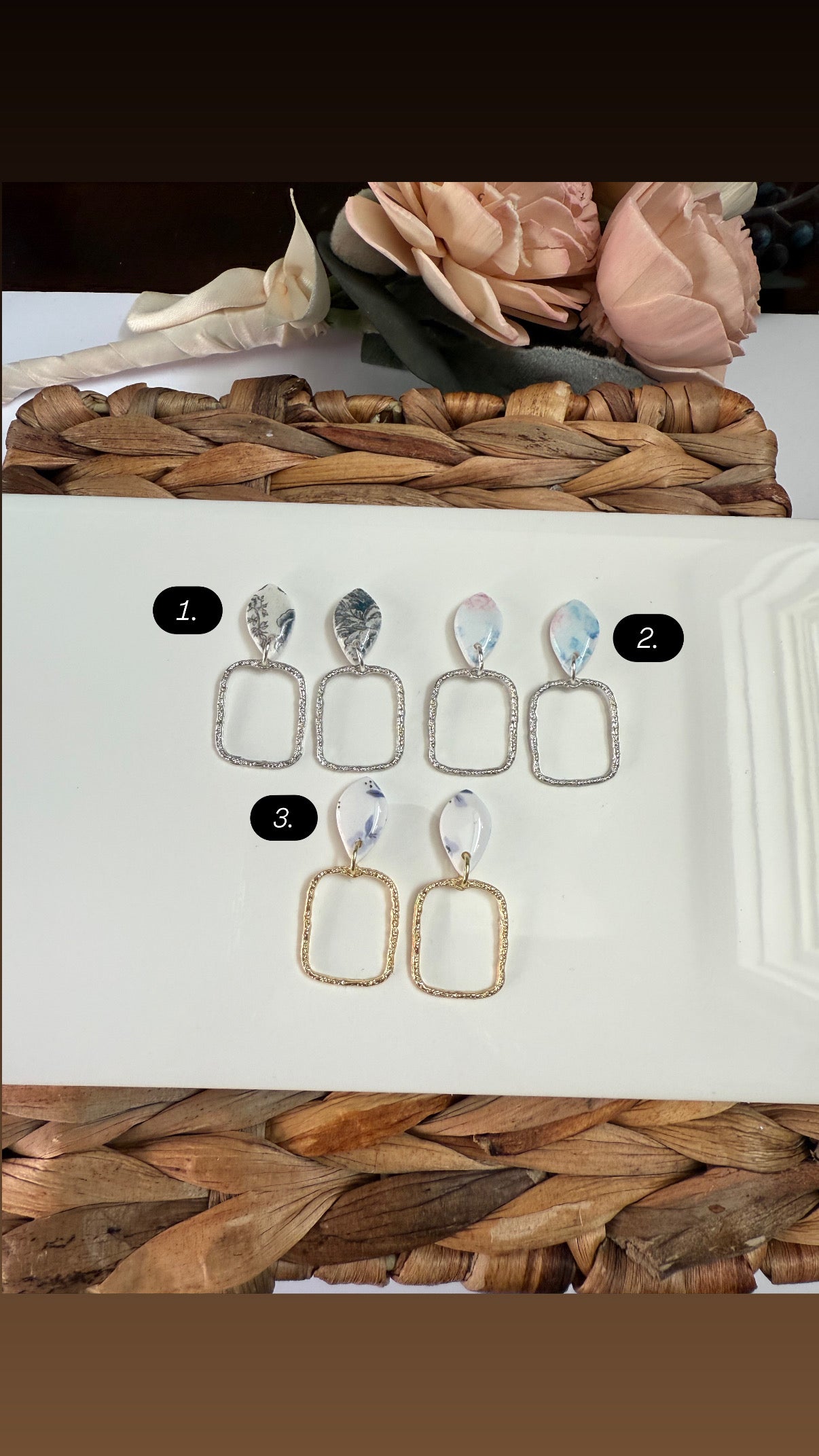 Dainty Floral Dangle