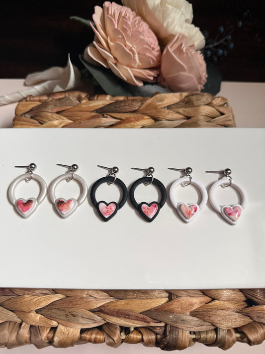 Valentine Embossed Dangle