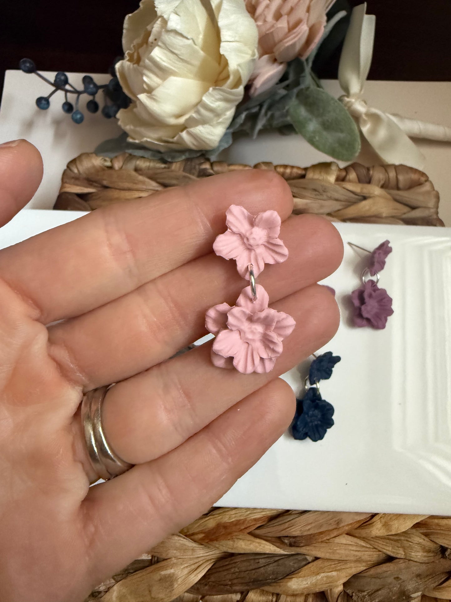Small Floral Dangle