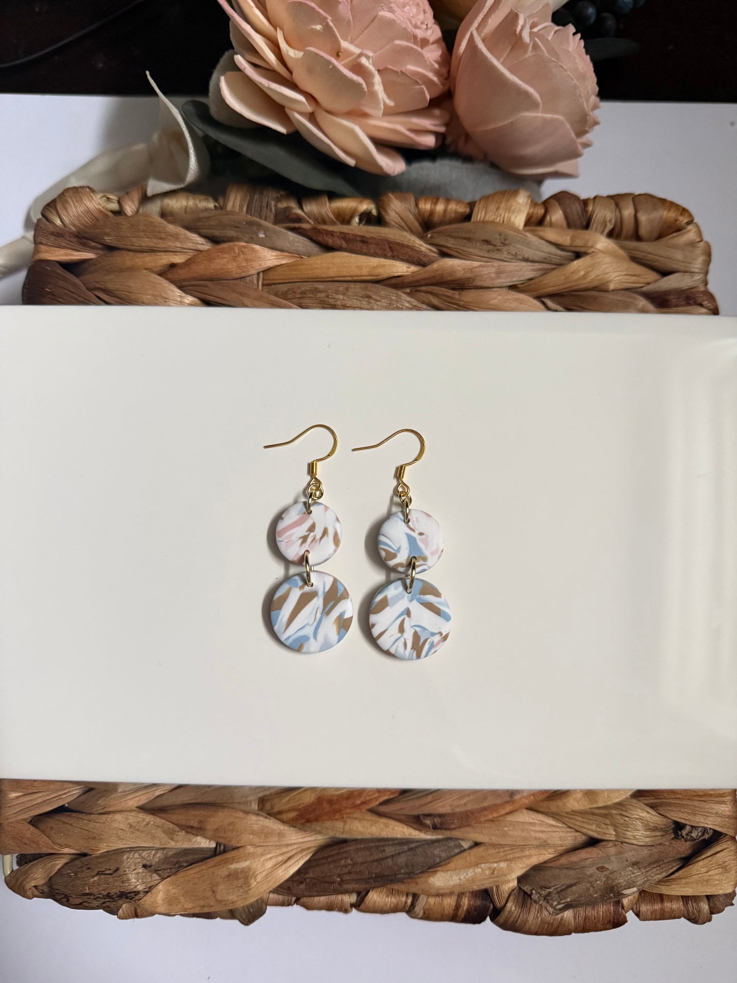 Dainty Marble Dangle