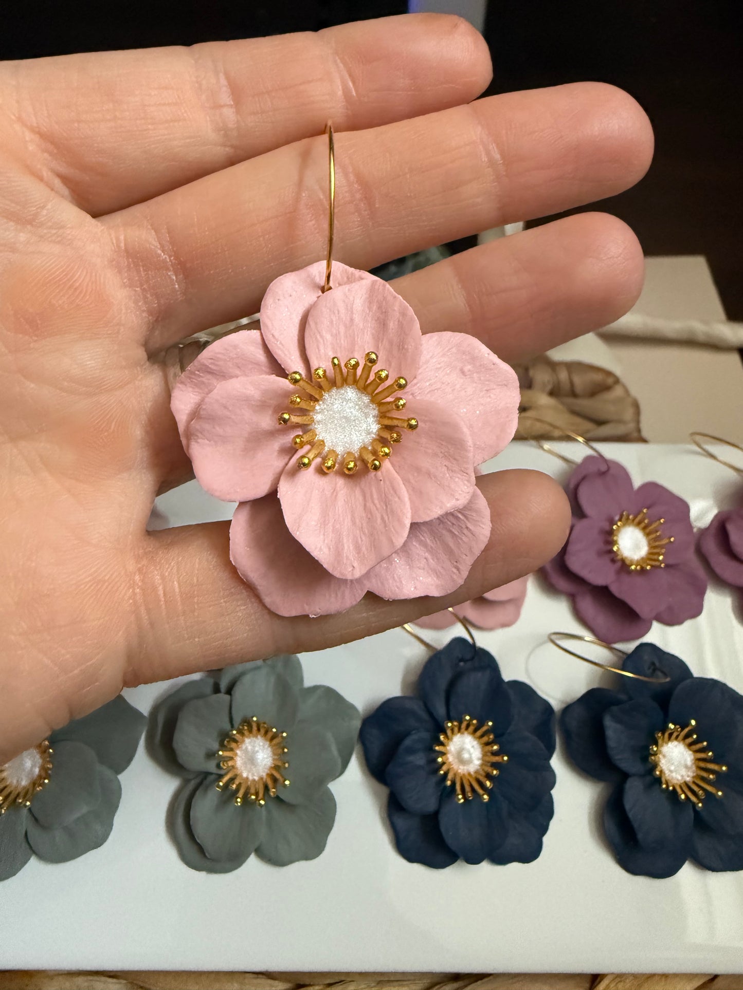 Statement Floral Dangle