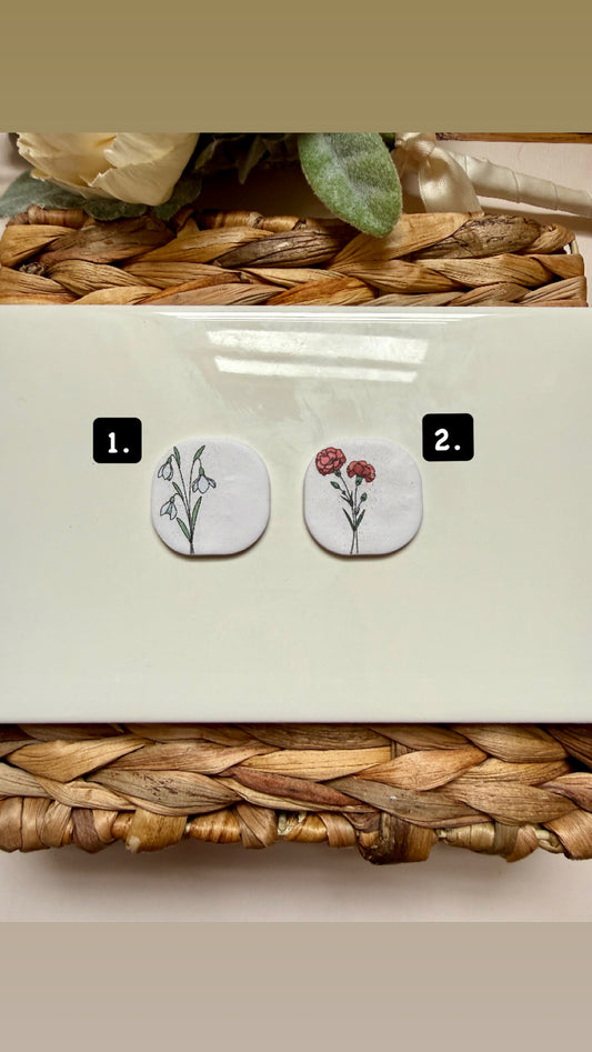 January Birth Flower Magnet