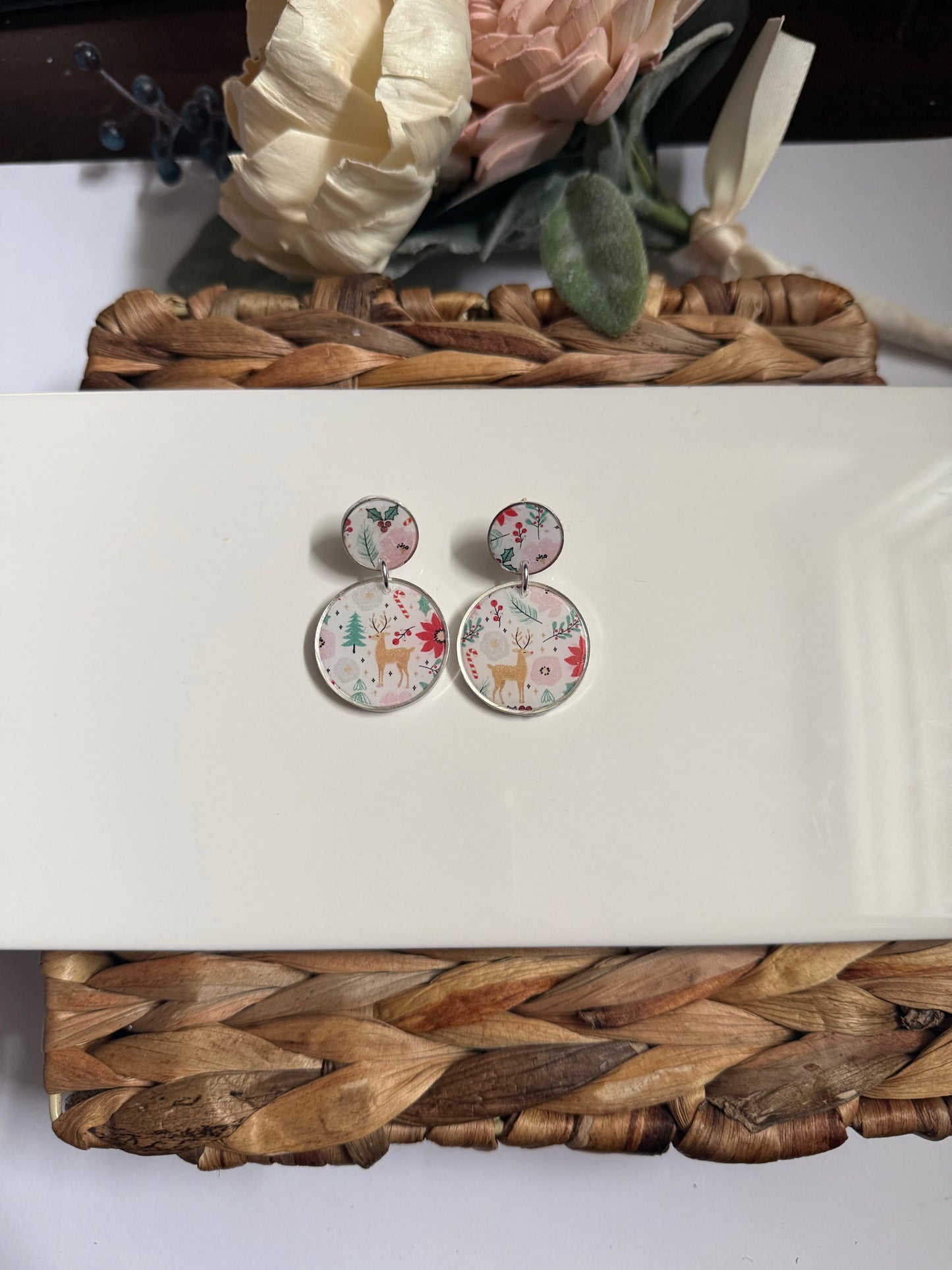 Silver Christmas Dangle