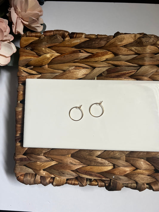 Charm Bar Earring Hoop