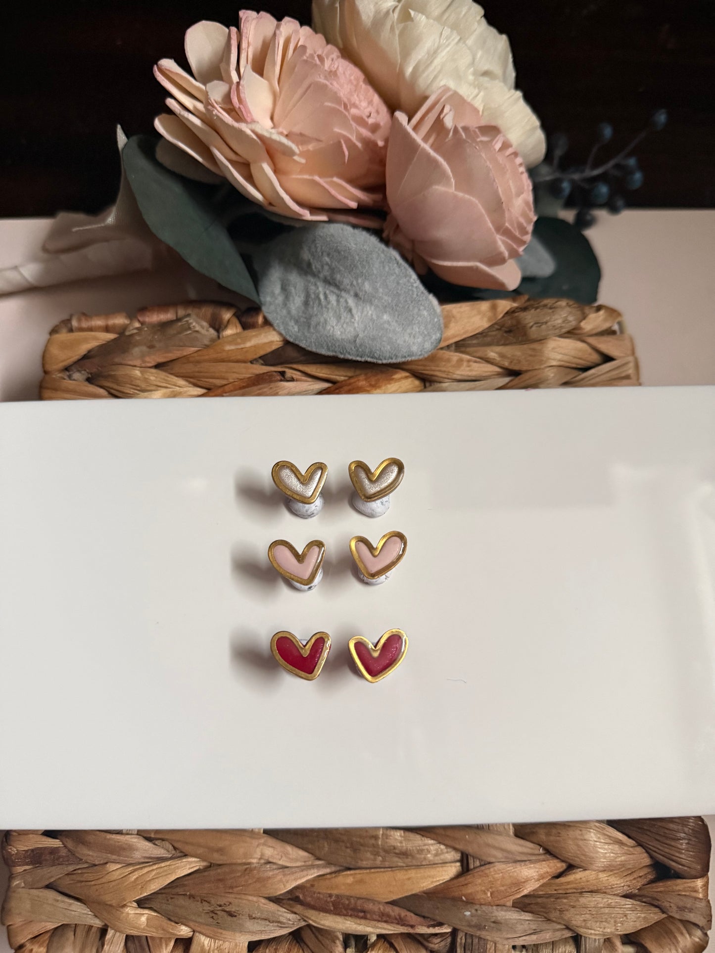 Bezzle Heart Stud (Made to Order)