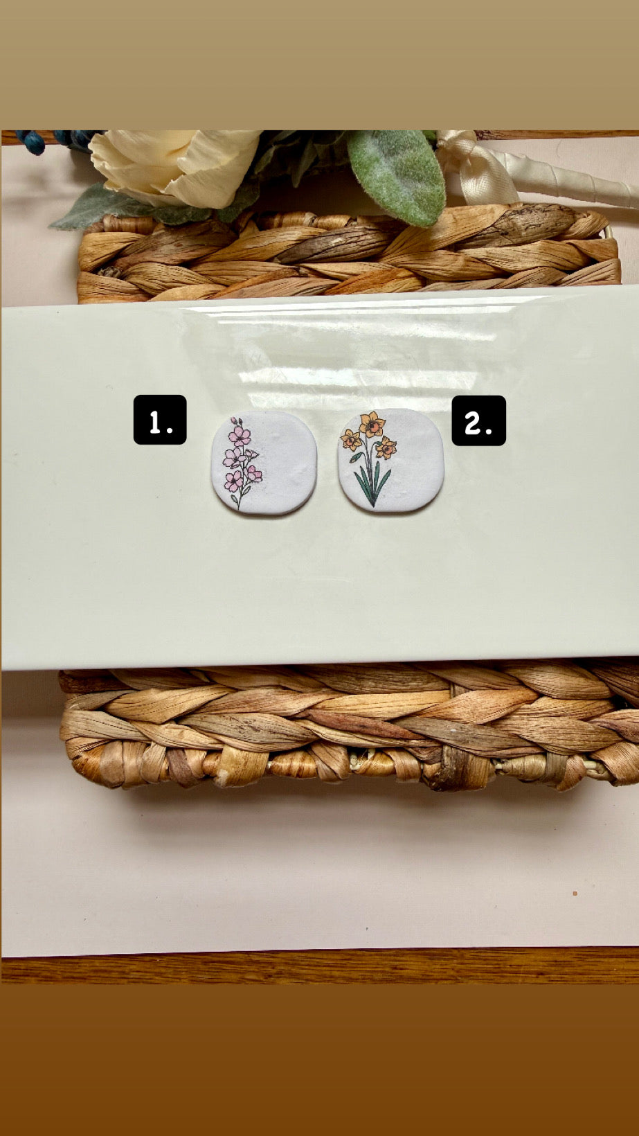 March Birth Flower Magnet