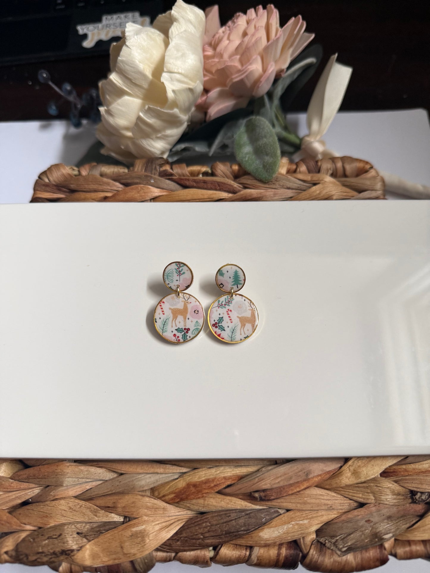 Gold Christmas Dangle