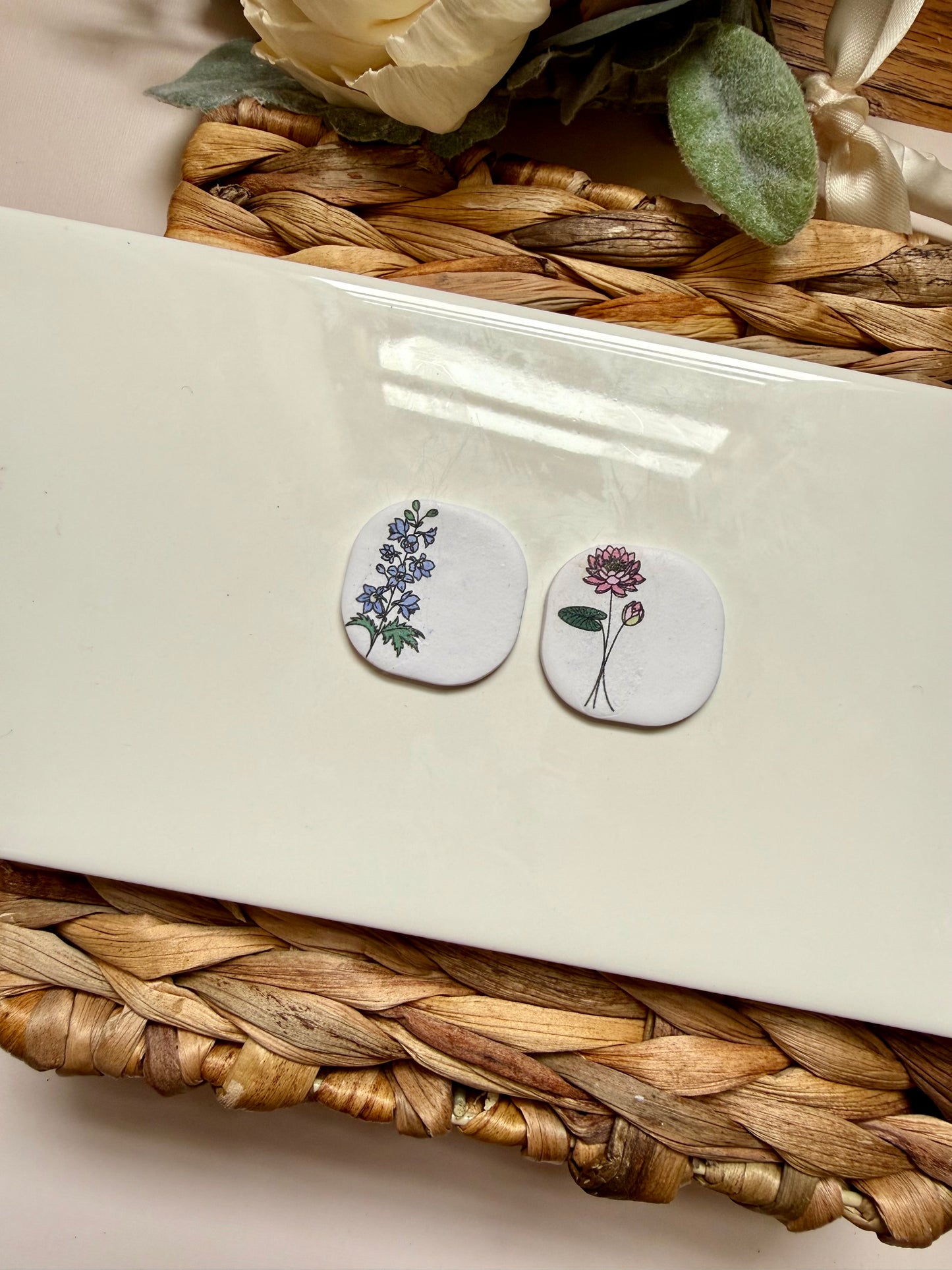 July Birth Flower Magnet