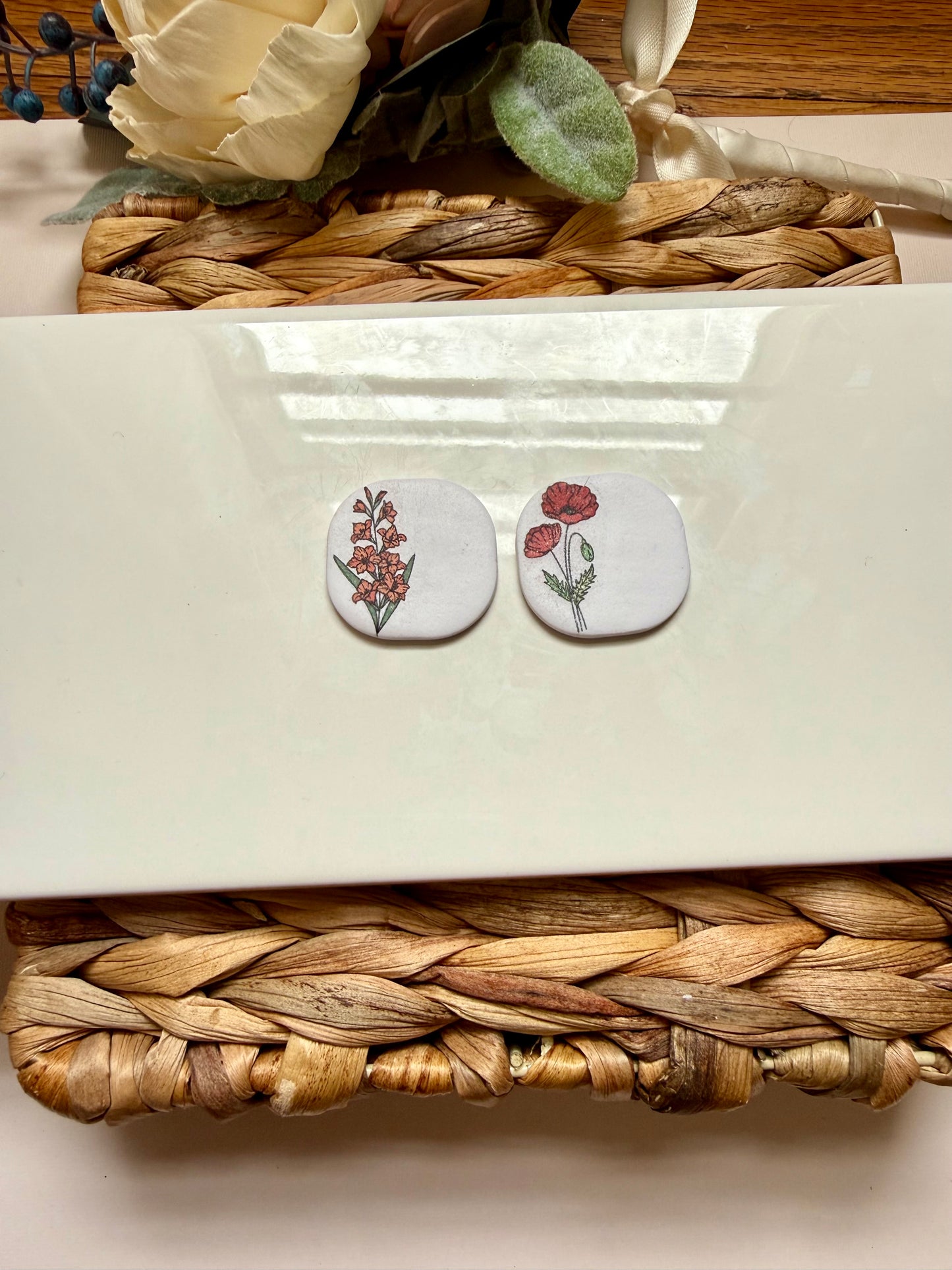 August Birth Flower Magnet