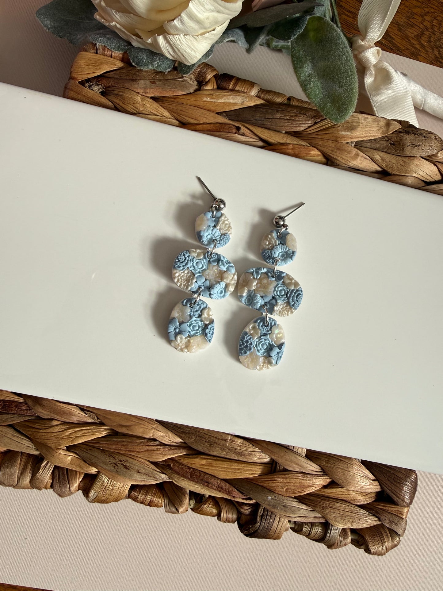 Floral Tiered Dangle