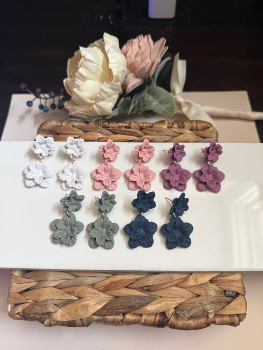 Medium Floral Dangle