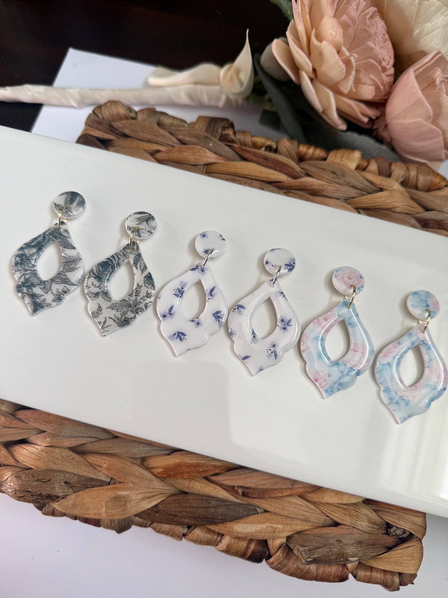 Statement Floral Dangle